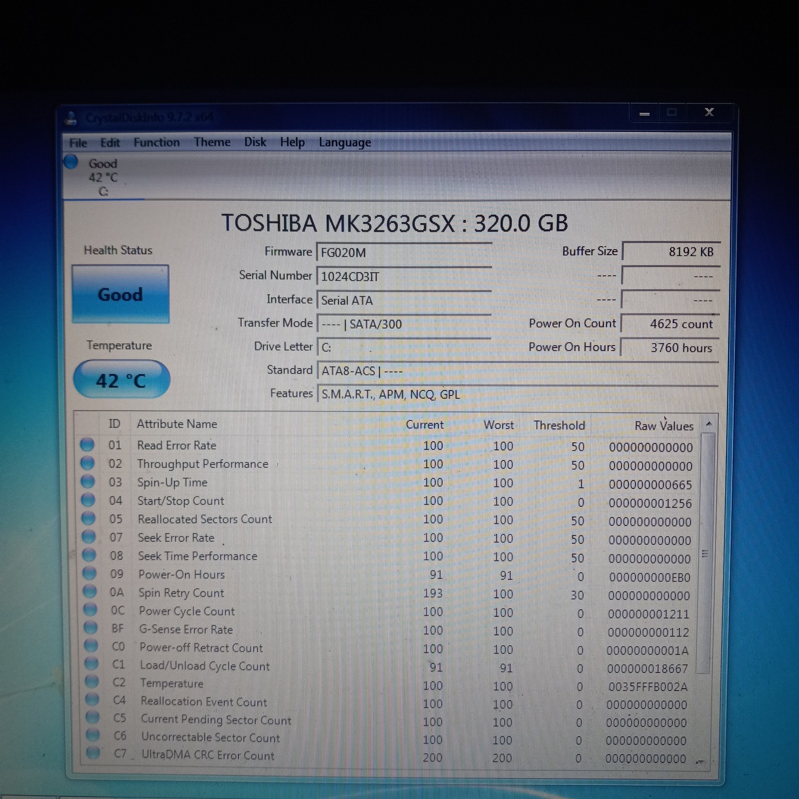 Toshiba Satellite L505-ES5018 Pentium Dual Core T4400 2.20GHz Laptop