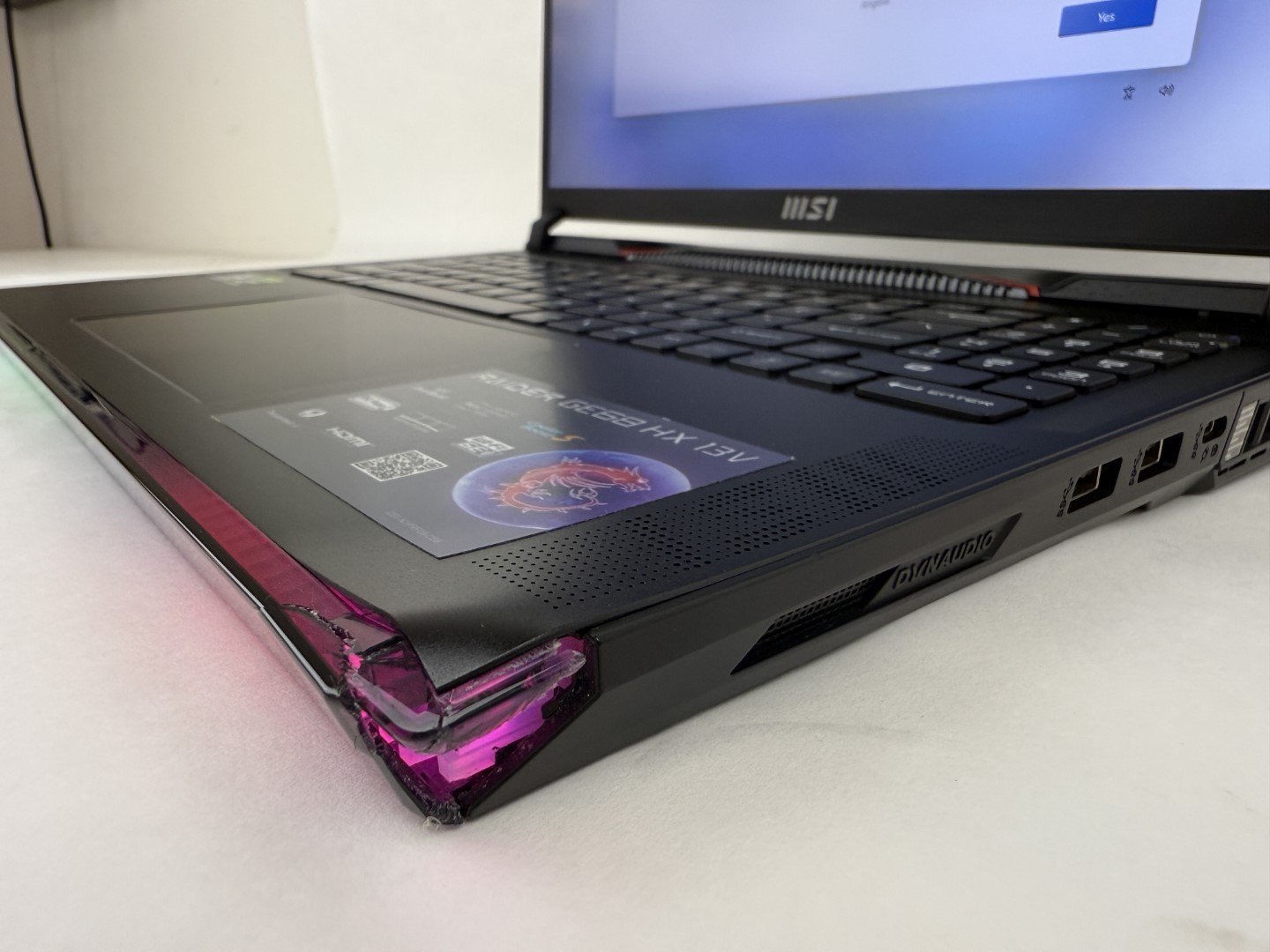 MSI Raider GE68HX 16″ 2560×1600 240Hz i9-13950HX 32GB 1TB W11H – READ!!!