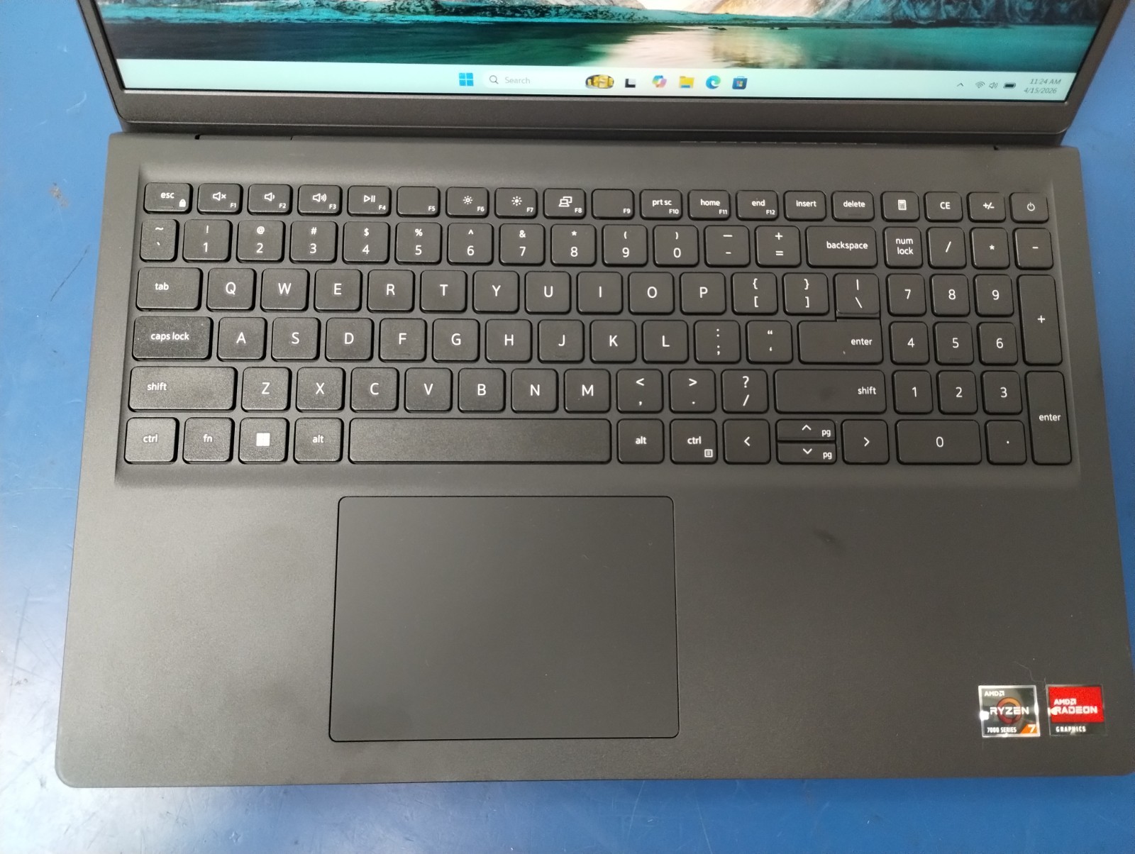 DELL 15 DC15255 G8MK9, AMD Ryzen 7 7730U, 2.00 GHz, 16 GB RAM, 512 GB NVMe SSD