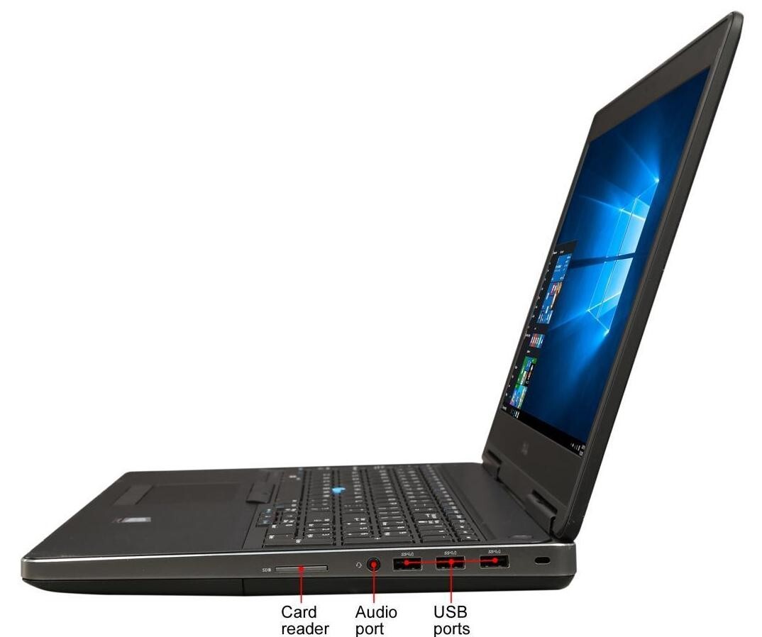 Workstation DELL 7510 Core-i7 QUAD 3TB SSD 64GB 15.6″ FHD NV M2000 4GB Docking