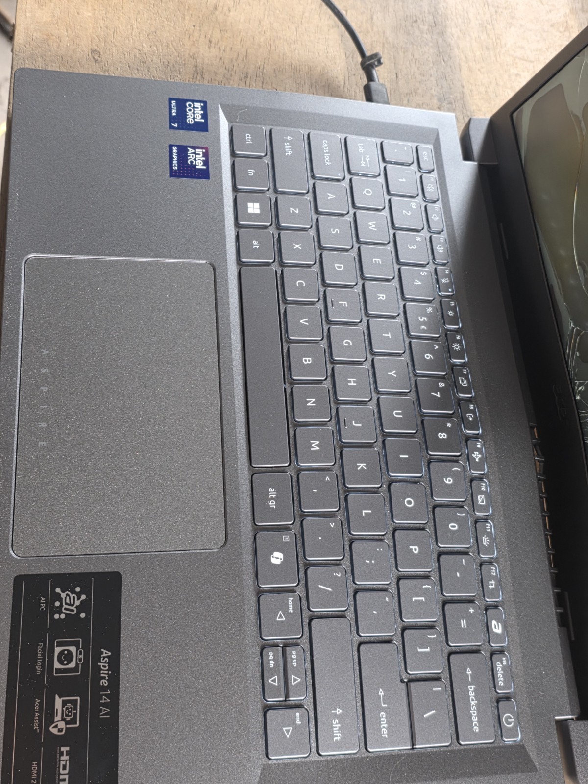 Acer Aspire 14 AI Copilot+ PC A14-52mt-701k Intel Core Ultra 7 32gb 1tb Bent