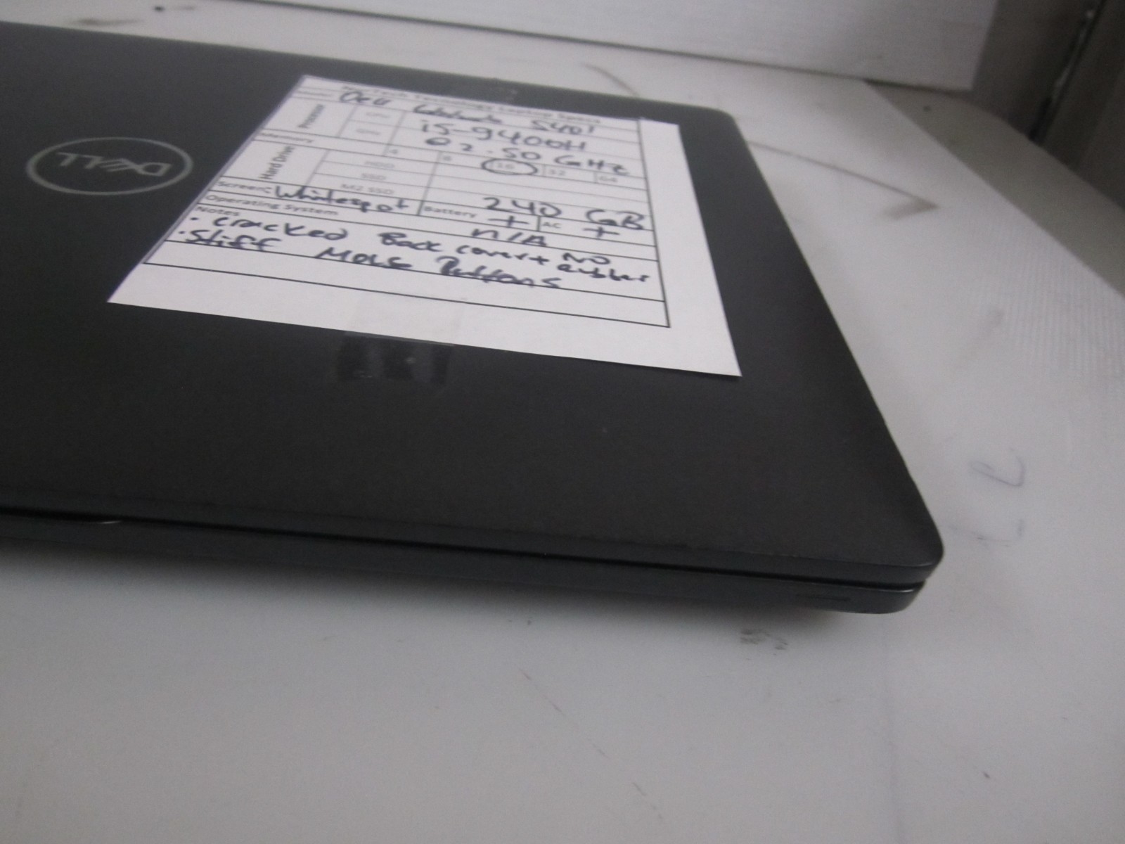 Dell Latitude 5401 14″ i5-9400H 2.5GHz 16GB/240GB m2SSD Laptop +AC NOOS READ_