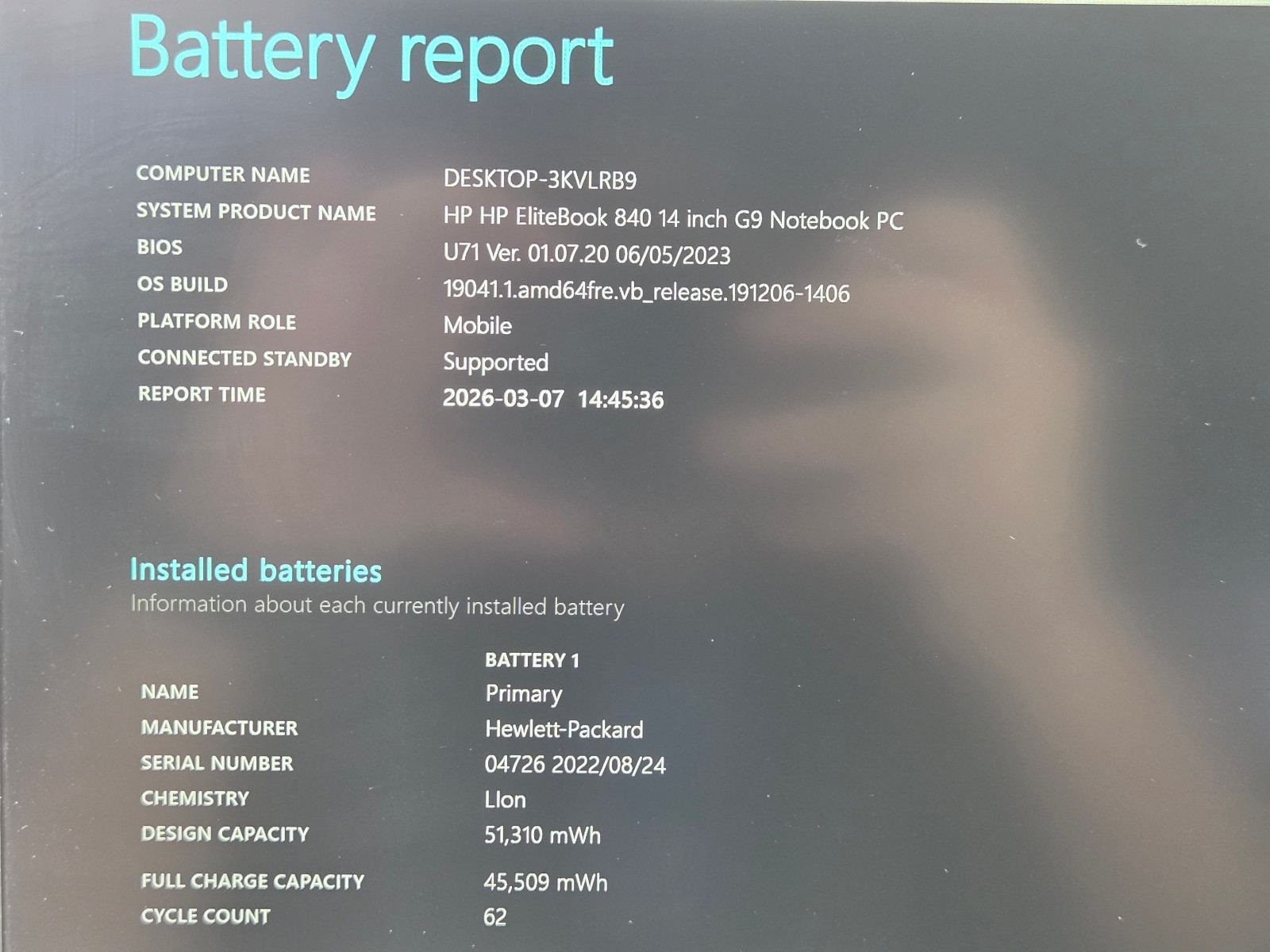 Hp EliteBook 840 G9 14″ 512GB SSD 16GB RAM Intel Core i5-1235U Laptop