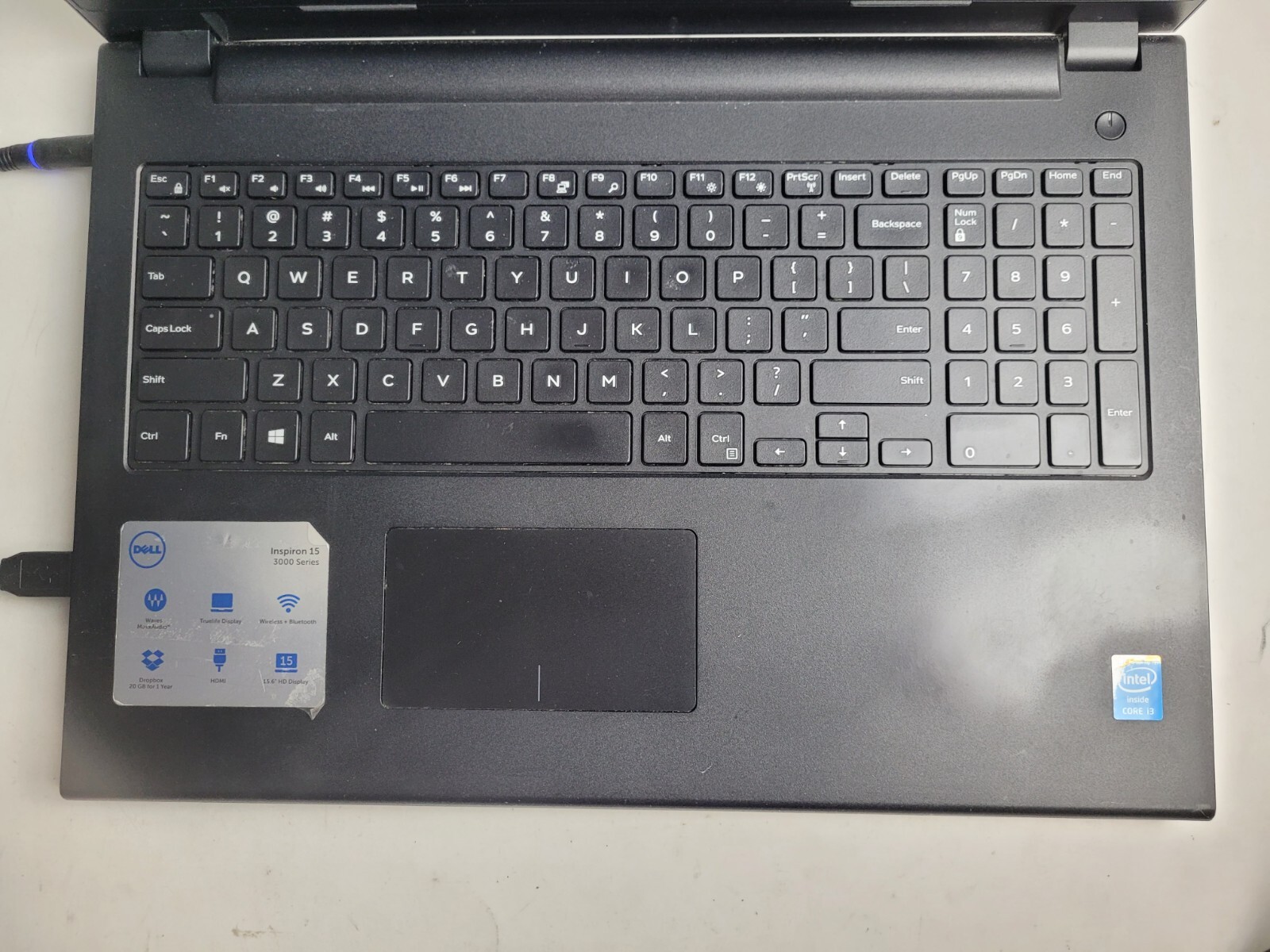 Dell Inspiron 15-3542 w/i3-4030U, 4GB RAM, 15.6″ Laptop for Parts #2365