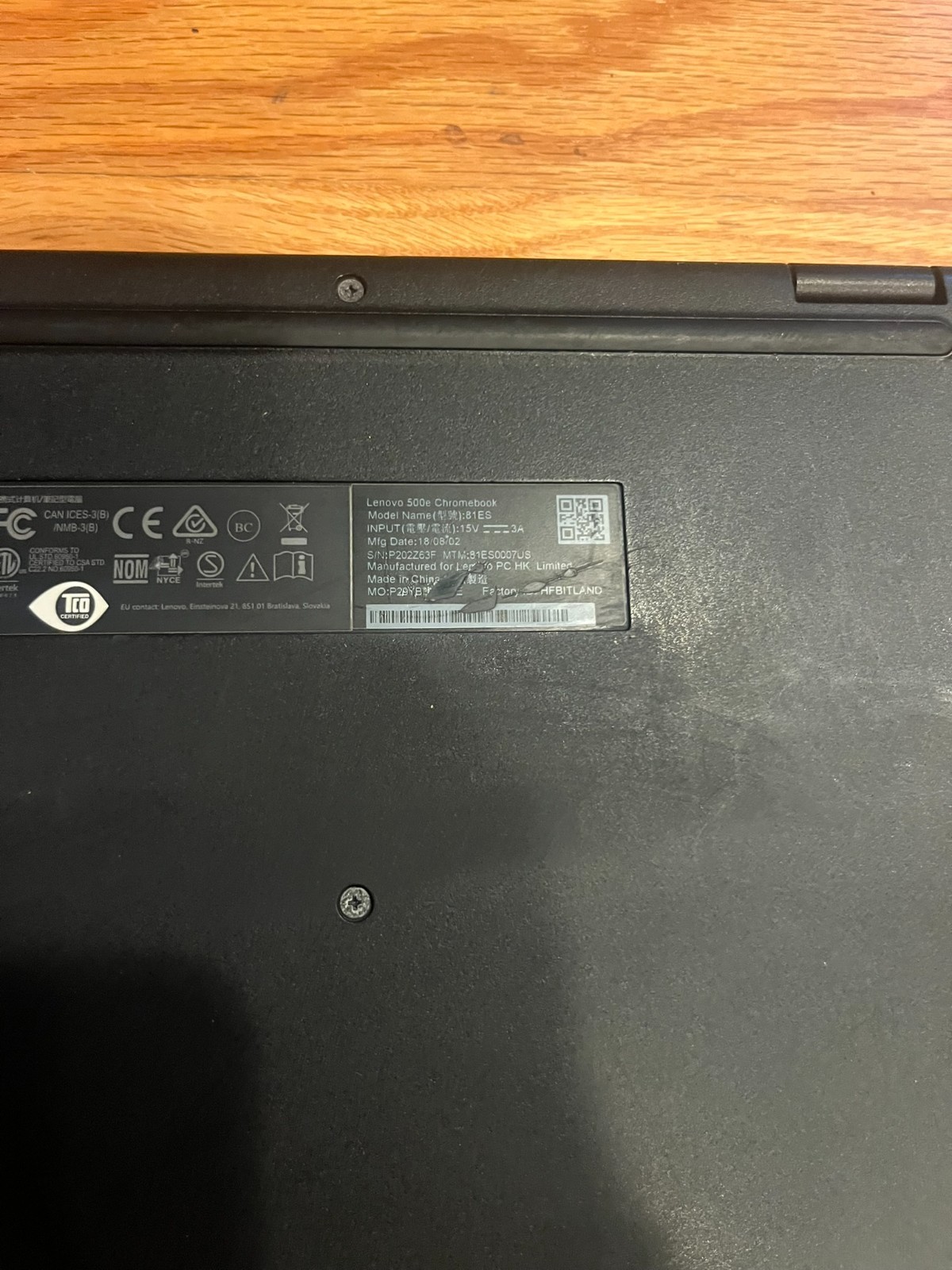 lenovo chrome chromebook 500e 81ES 4