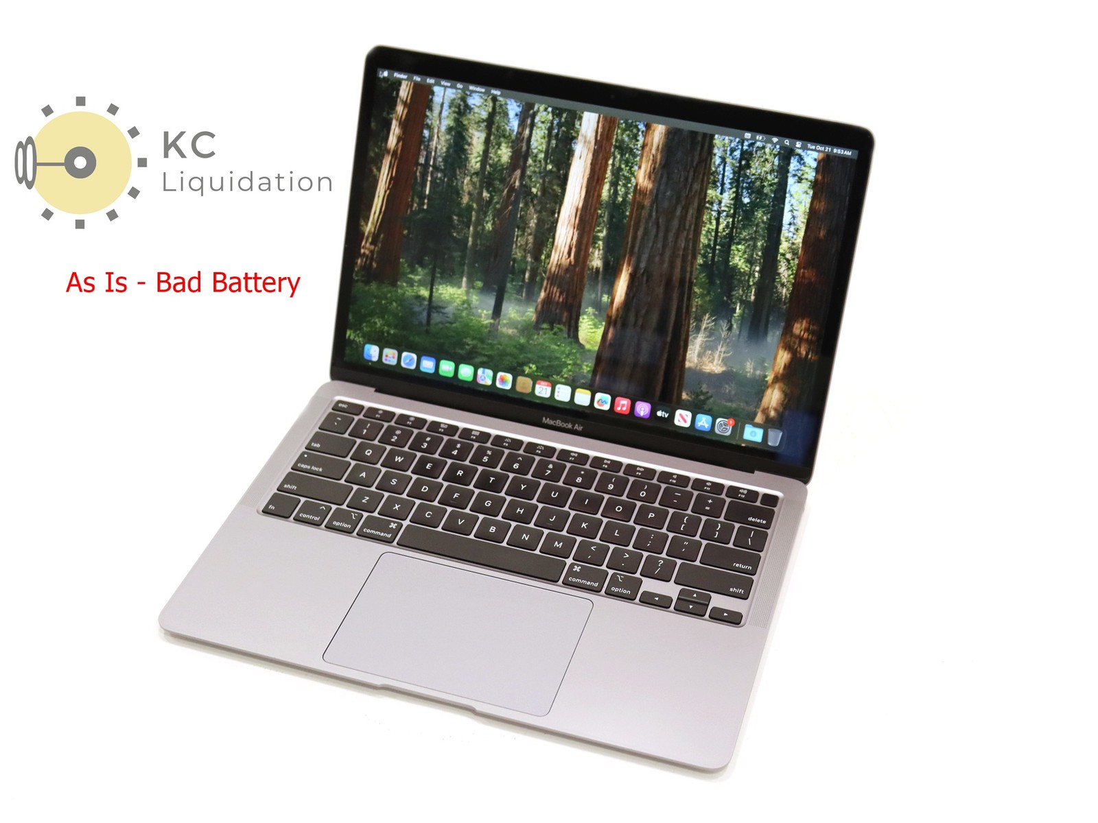 Apple MacBook Air Retina 13″ A2179 Core i3 8GB 256GB SSD – Bad Battery Read