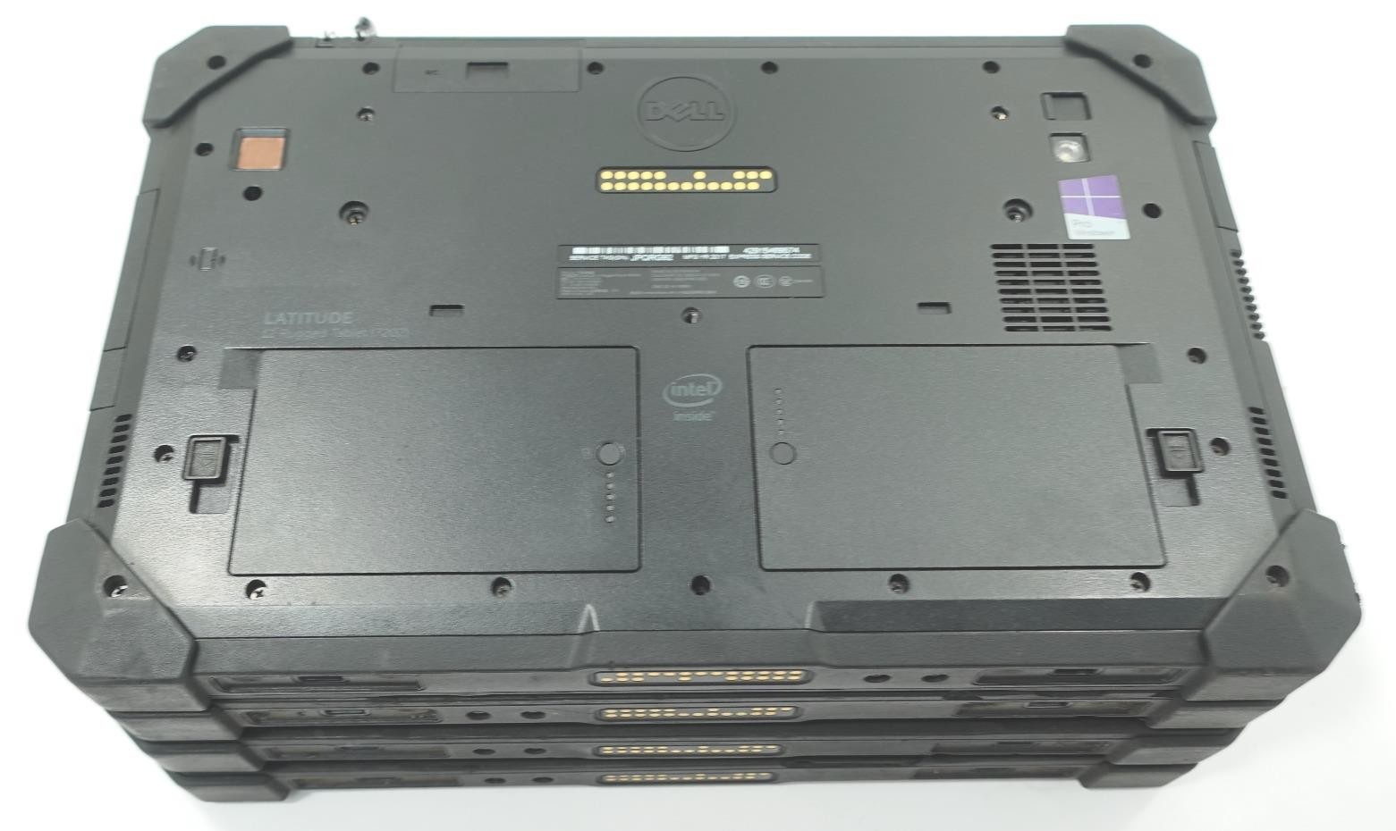 Lot 4 Dell Latitude 12 Rugged Tablet 7202 11.6″ Core M-5Y71 1.20GHz 8GB No SSD