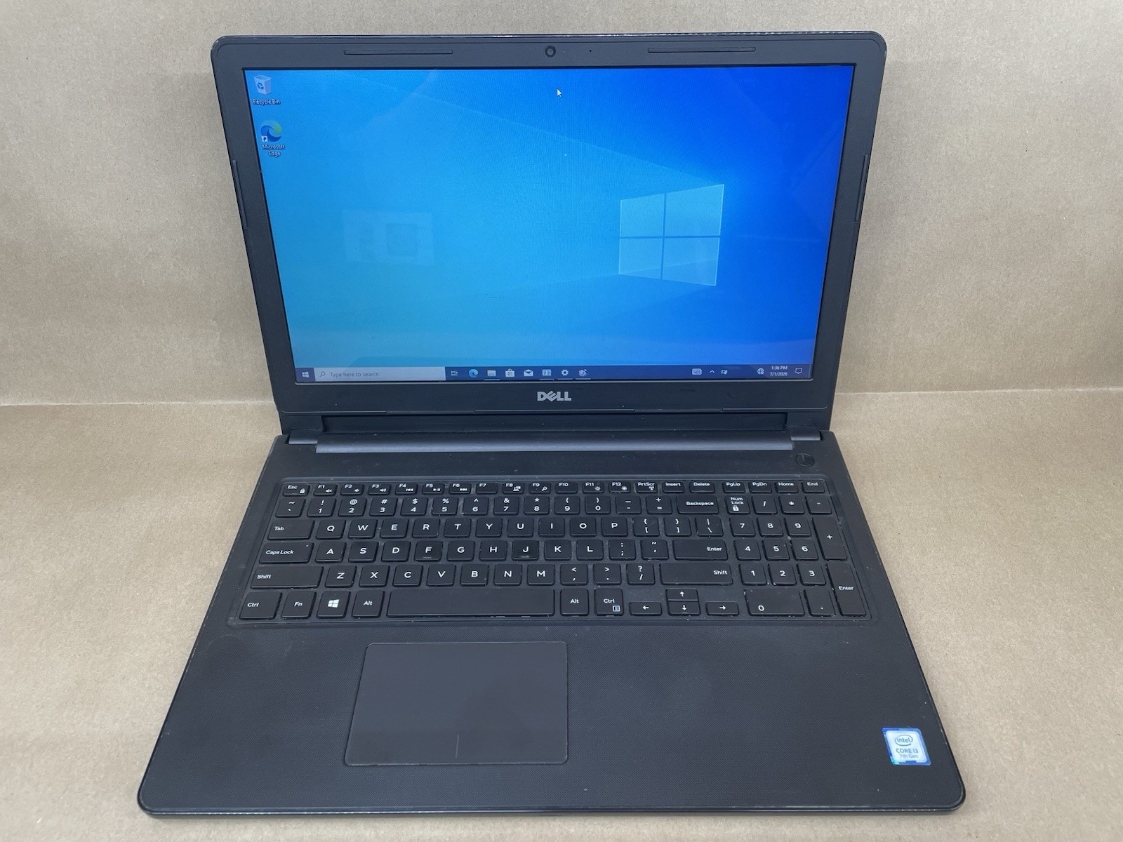 Dell Inspiron 15 3567 15.6″ i3-7100U@2.40GHz 8GB RAM 1TB HDD Win10 Pro