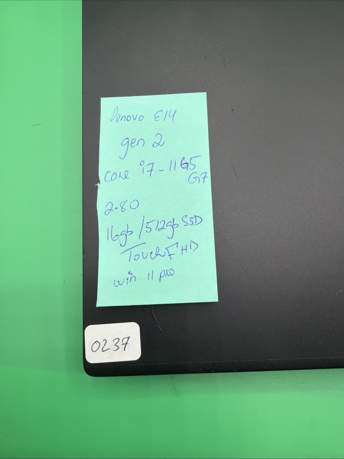 Lenovo ThinkPad E14 Gen 2 14″ FHD Touch i7-1165G7 16GB RAM 512GB SSD Win 11 Pro