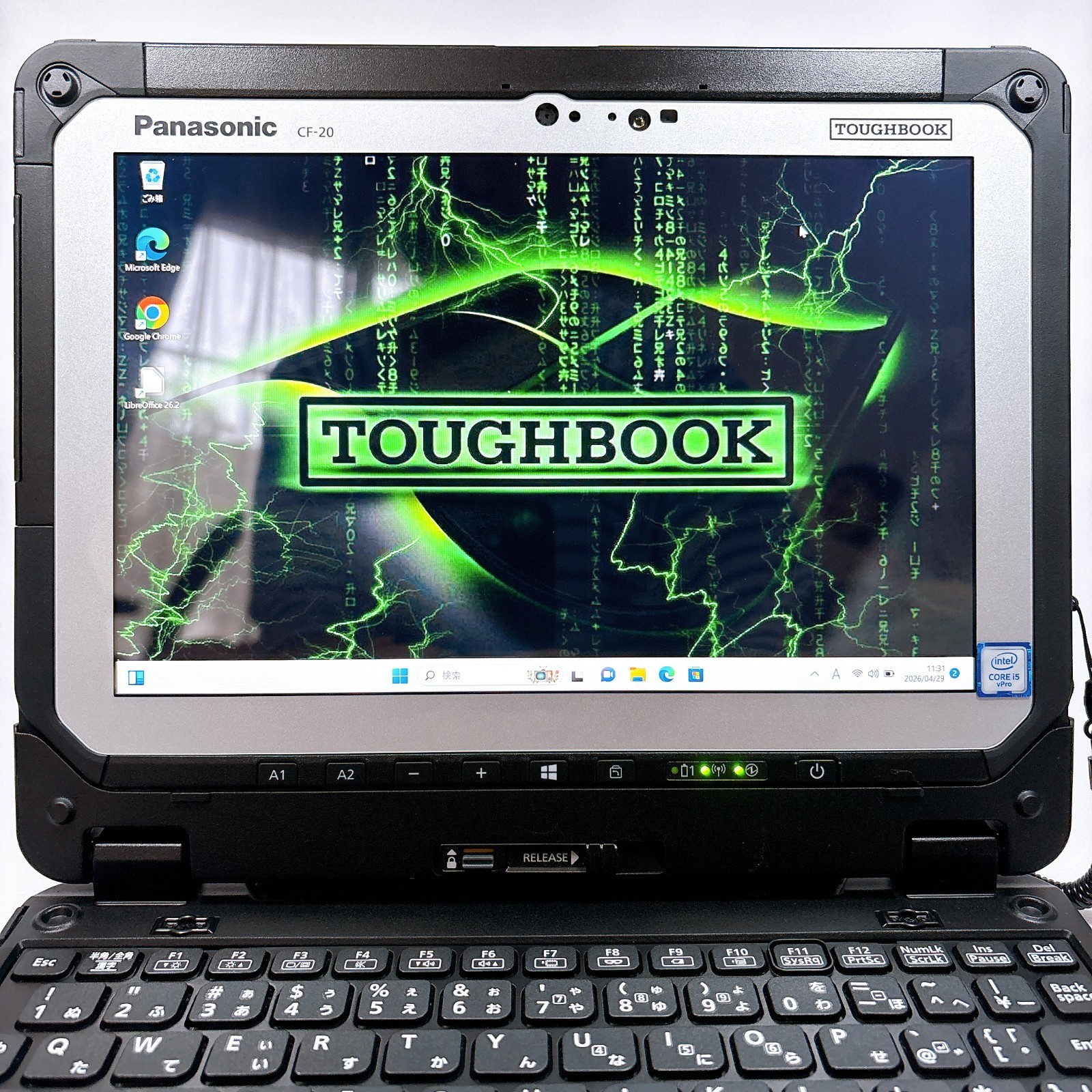 Panasonic ToughBook CF-20 Core i5-7Y57 4GB RAM 500GB SSD 2in1 Convertible_691