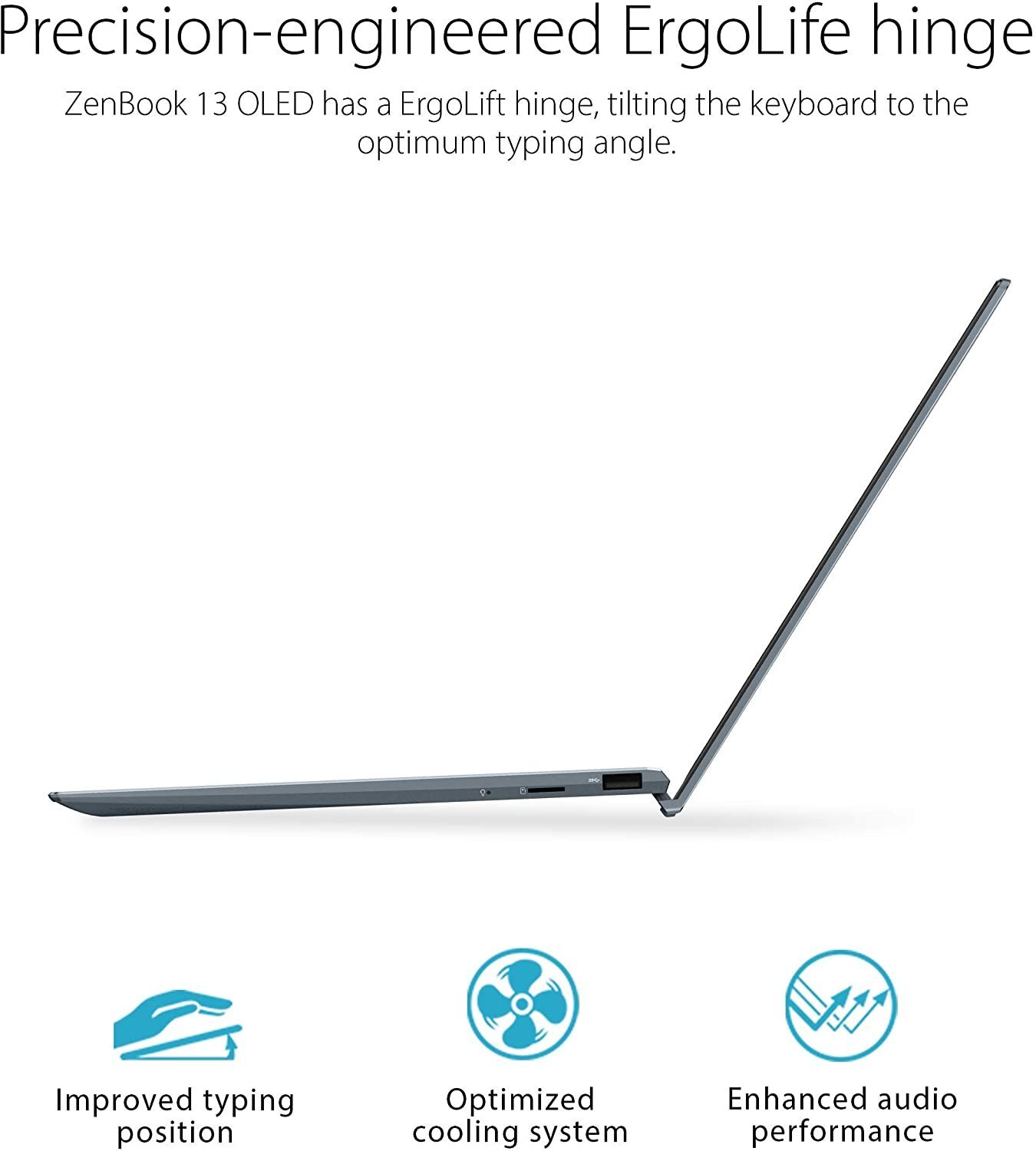 ASUS ZenBook 13 Ultra-Slim Laptop 13.3” OLED FHD NanoEdge Bezel Display Intel