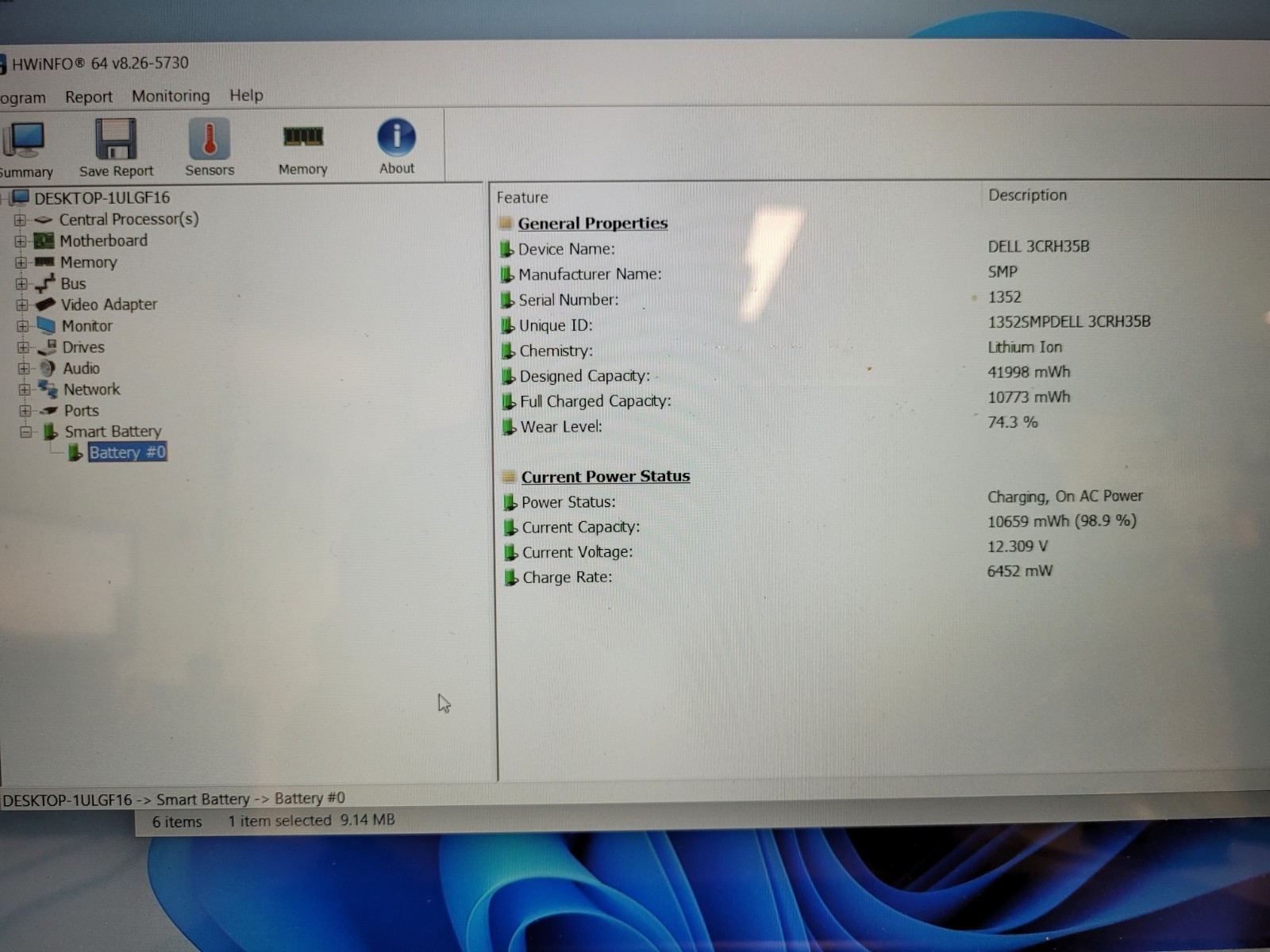 Dell inspiron 5567 15.6″ i5-7200u 2.5ghz 8gb ram 1tb hdd w11p READ 2J5WVF2
