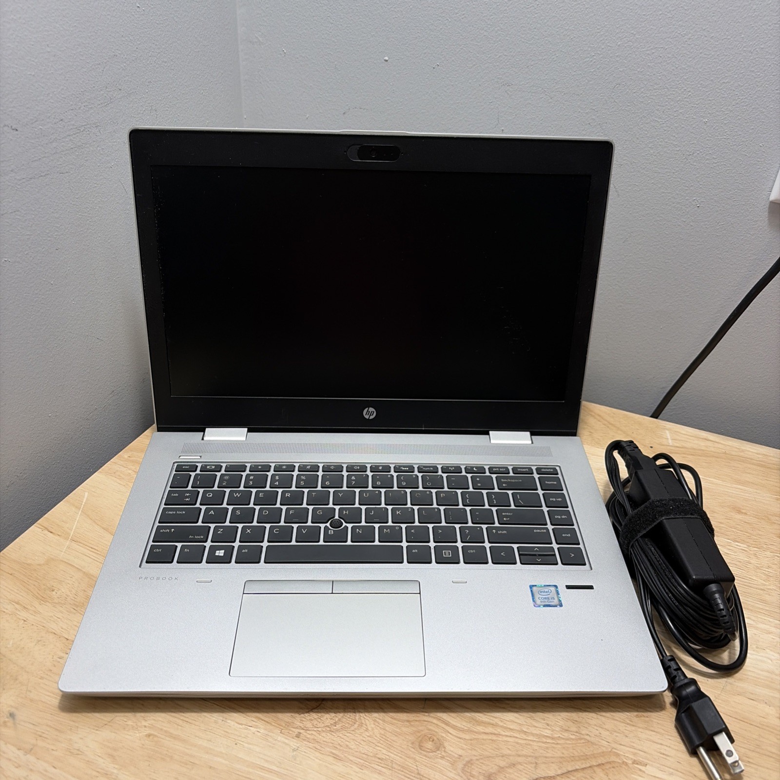 HP ProBook 640 G4 15″ CORE i5-8250U 1.60GHZ , 16GB, 256GB WCAM WIFI WIN11 CORD