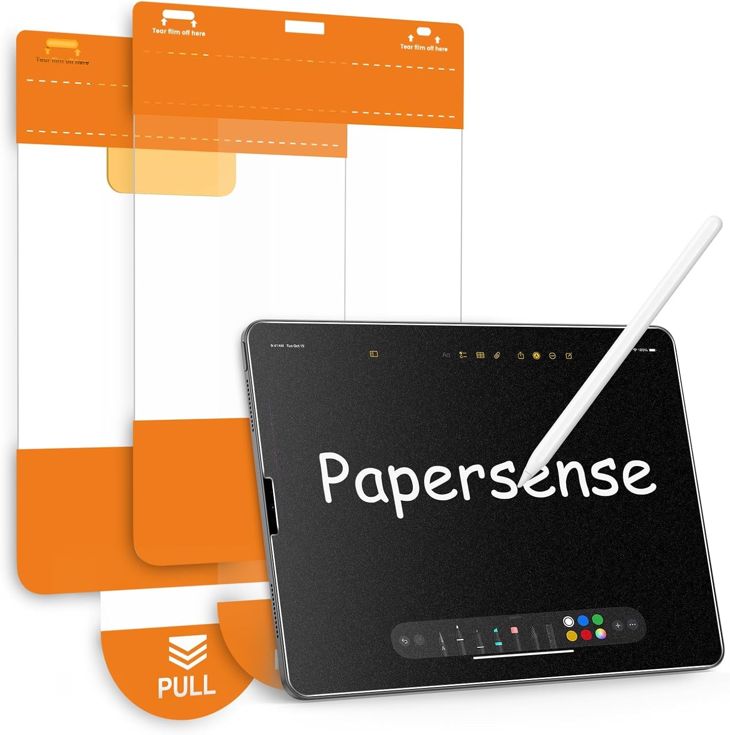 PAPERSENSE Paper Screen Protector for iPad Pro 12.9 Inch, Matte Glass, 2 Pack