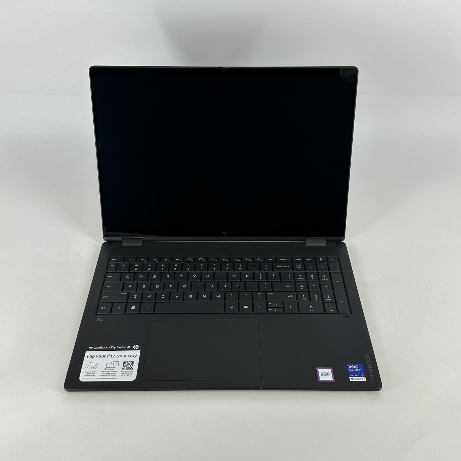 HP OmniBook X Flip 16 Gray 3K TOUCH 2.1 GHz Ultra 9 386H 32GB 1TB SSD Excellent
