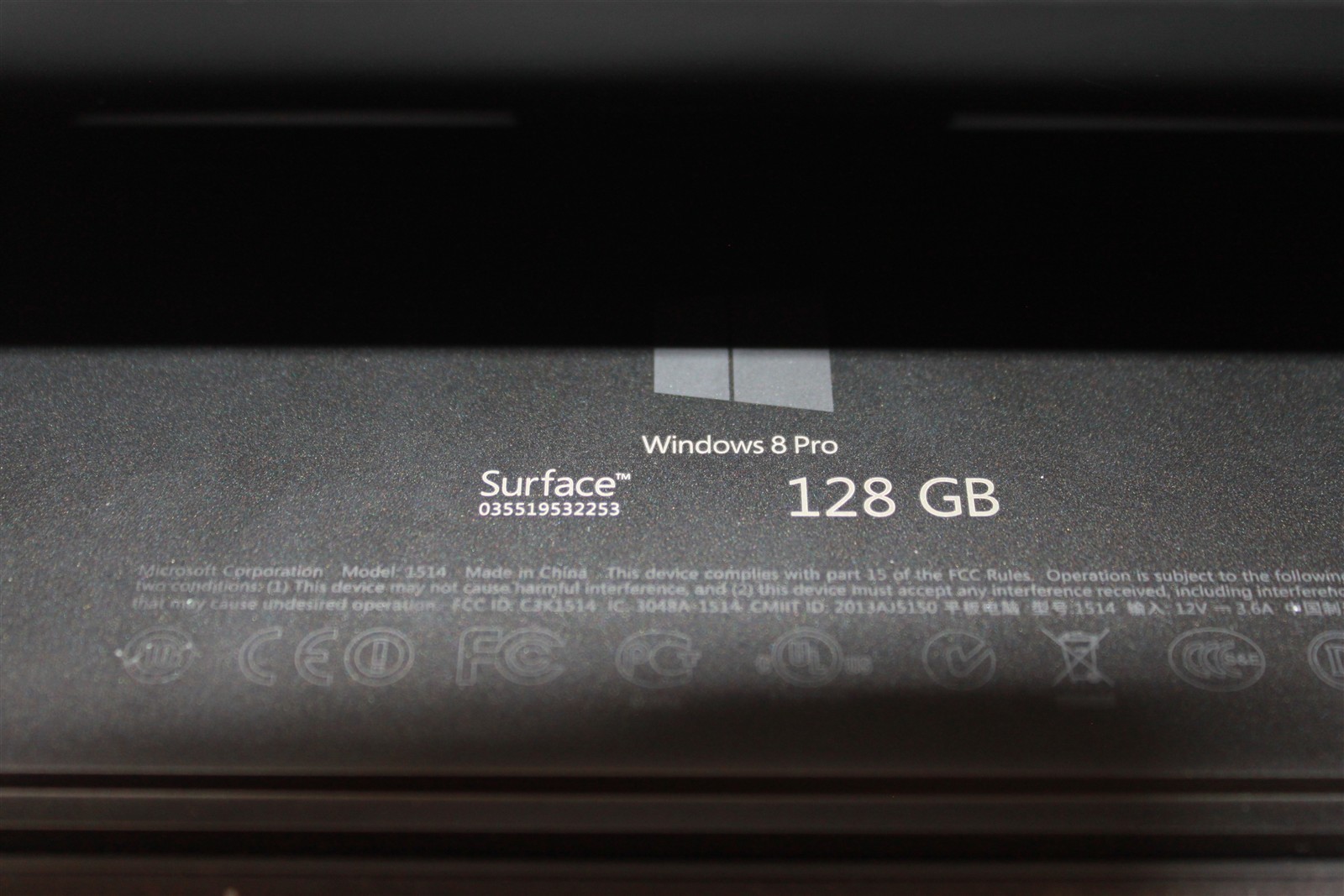 Microsoft Surface Pro 2 Intel i5-3317U 1.70GHz 4GB DDR3 Ram 128GB SSD W11 Home