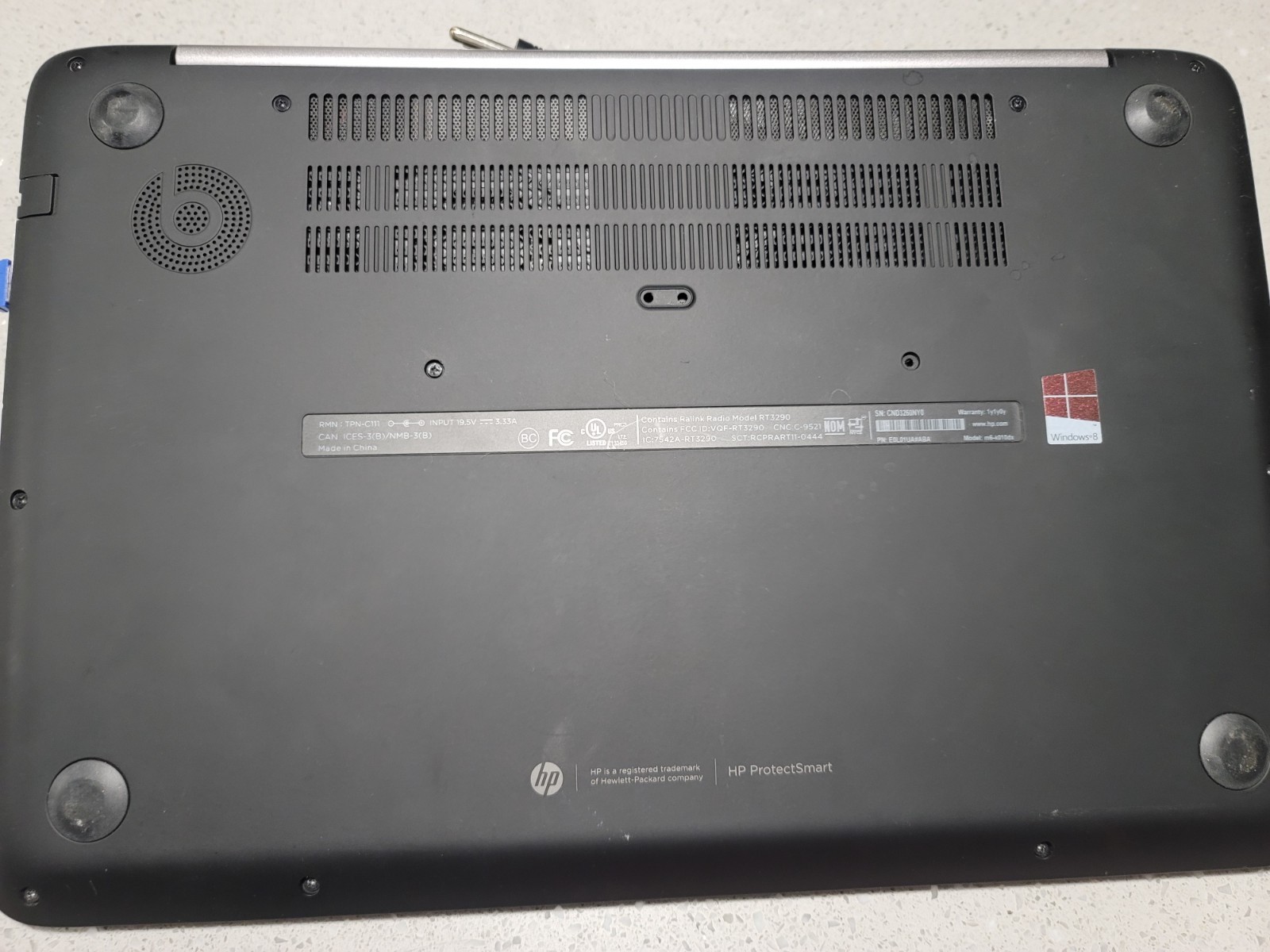 HP Envy m6-k010dx A10-5745M 16GB 240GB SSD Power Cord Updated to Windows 11 Home