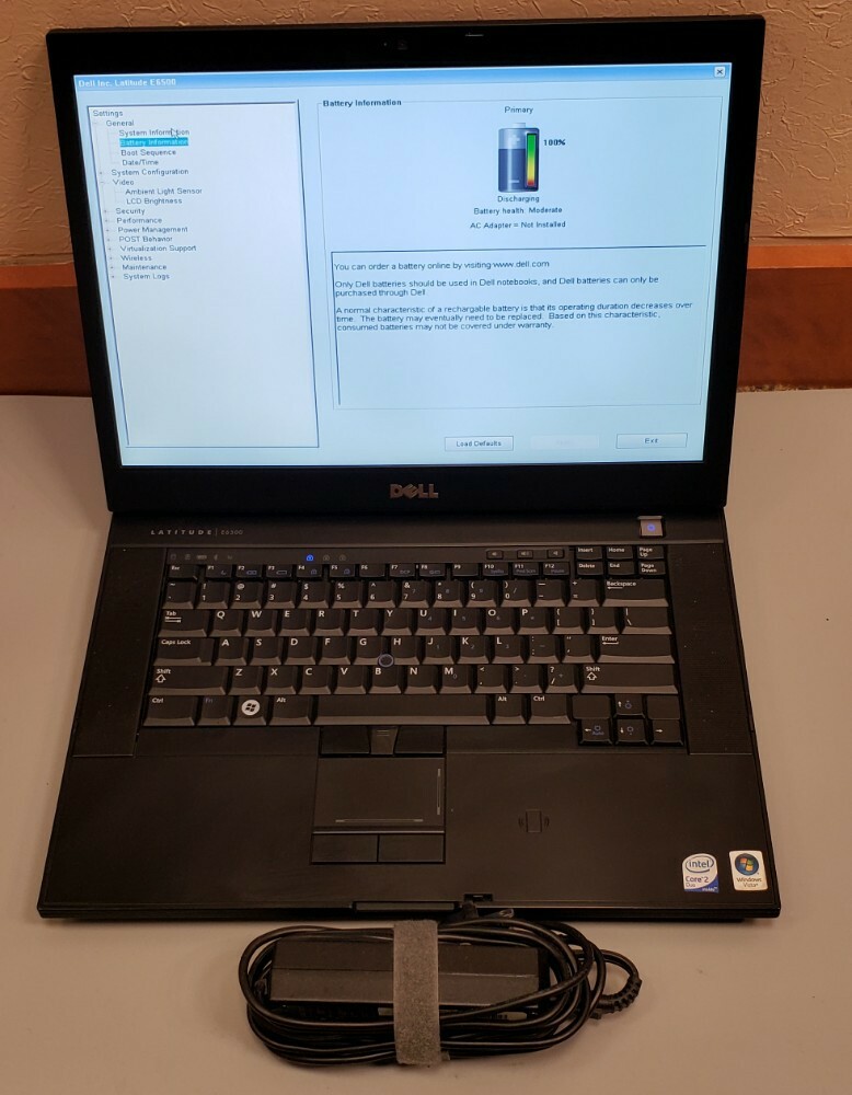 Dell Latitude E6500 Core 2 Duo 2.53GHz 3GB RAM 160GB HDD WEBCAM 1440×900