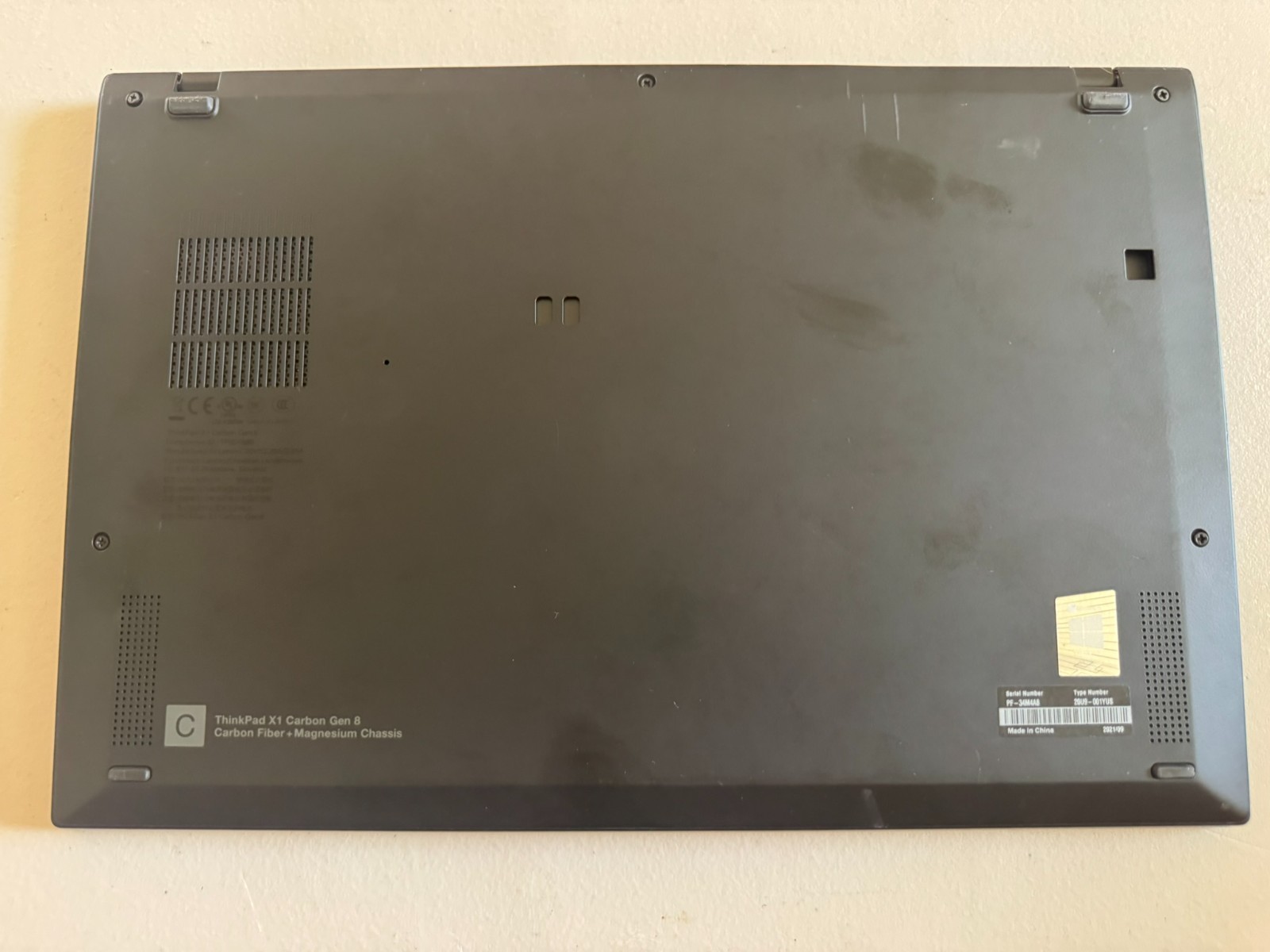 Lenovo ThinkPad X1 Carbon Gen 8 Laptop Intel Core i5-10210U 8GB RAM – No SSD