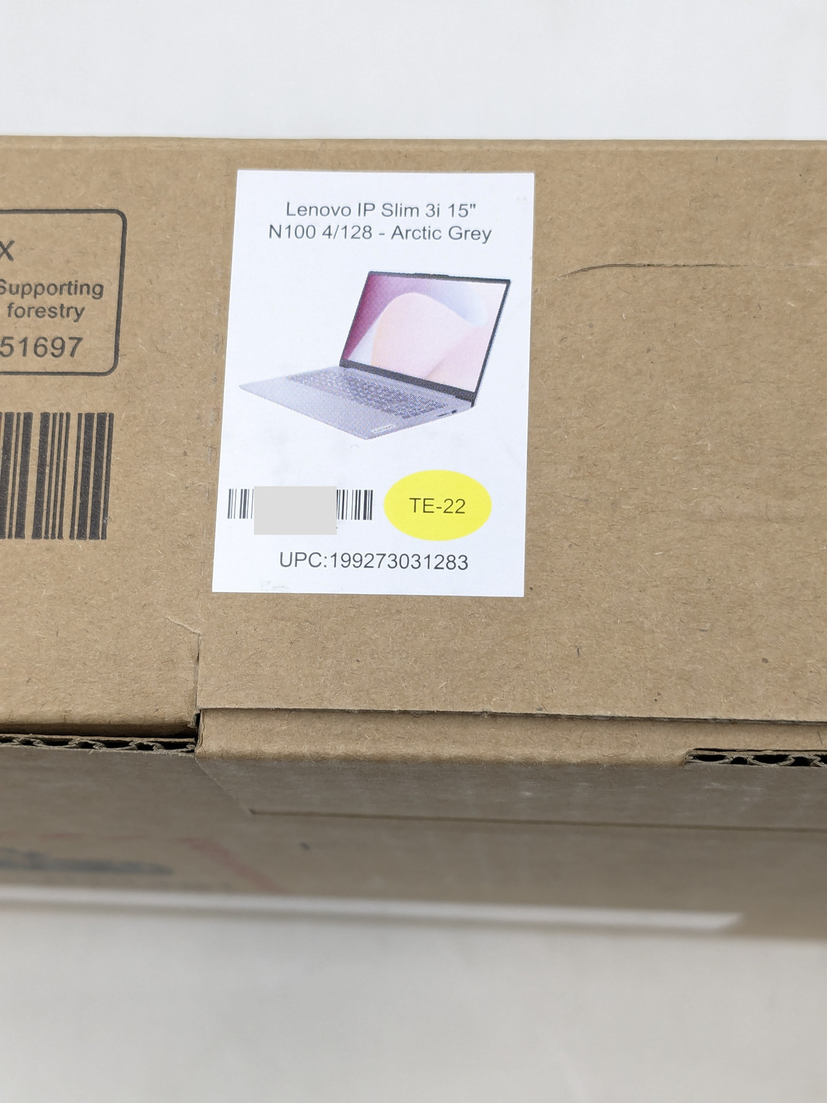 Lenovo IdeaPad Slim 3 15IAN8 15.6″ Intel N100 4GB DDR5 128GB UFS Windows 11 HS