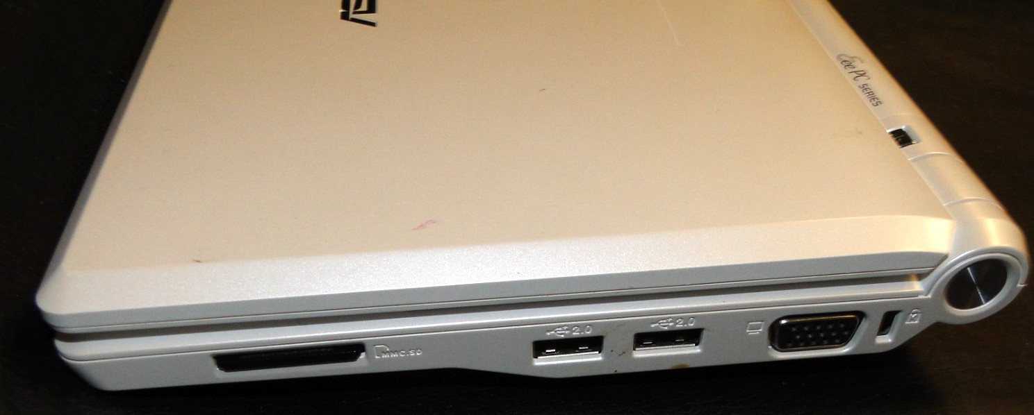 Asus Eee PC 900 Laptop Intel 512MB Ram Asus Operating OS W OEM GOOD BATTERY & AC