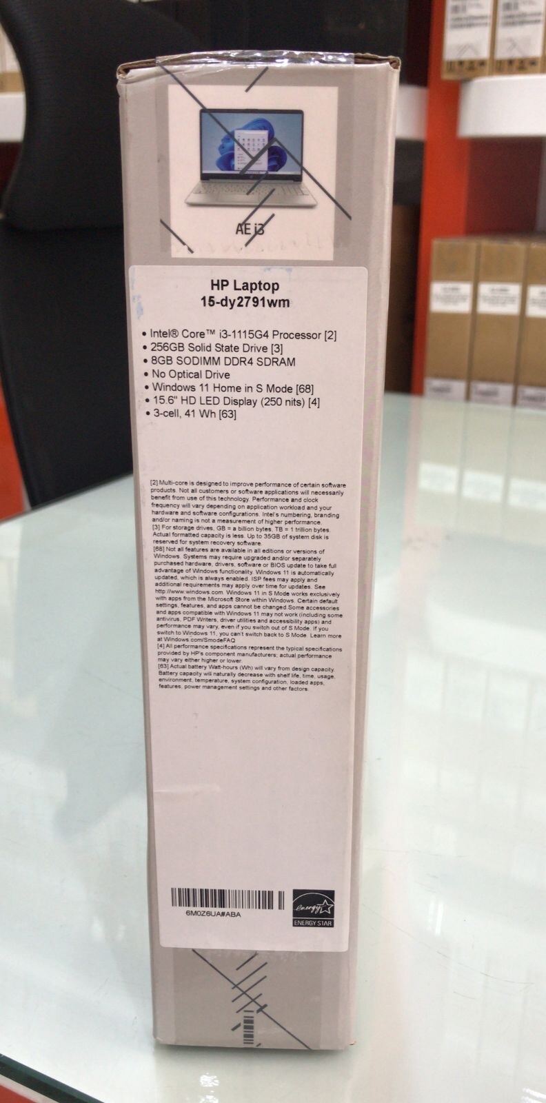 HP 15-DY2791WM BRAND NEW11th Gen.|i3-1115G4|8GB|256GB SSD|INTEL UHD