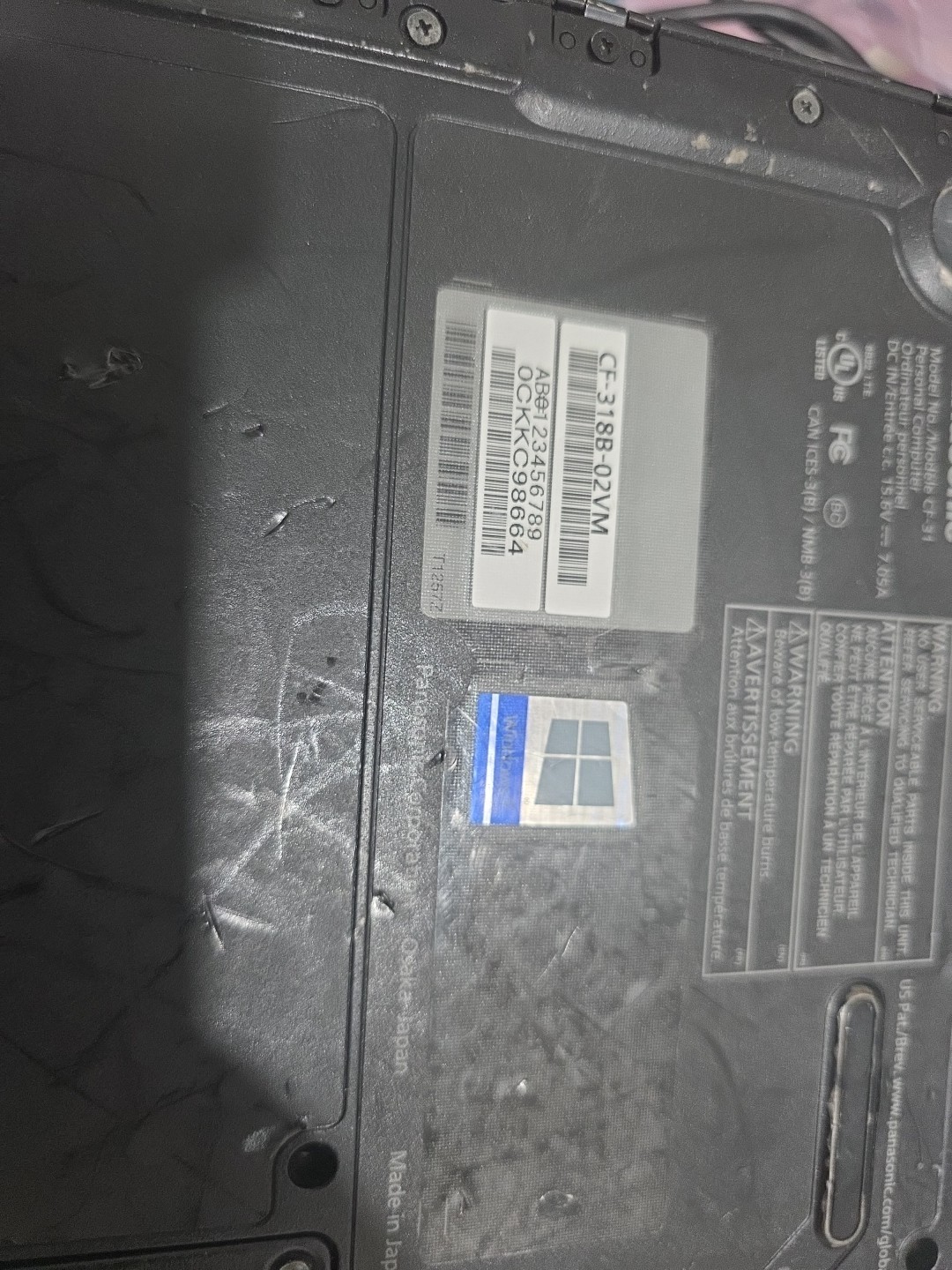 Panasonic Toughbook CF-31 MK6 i5-7300U 8GB 256GB SSD 4G GPS Rugged Laptop