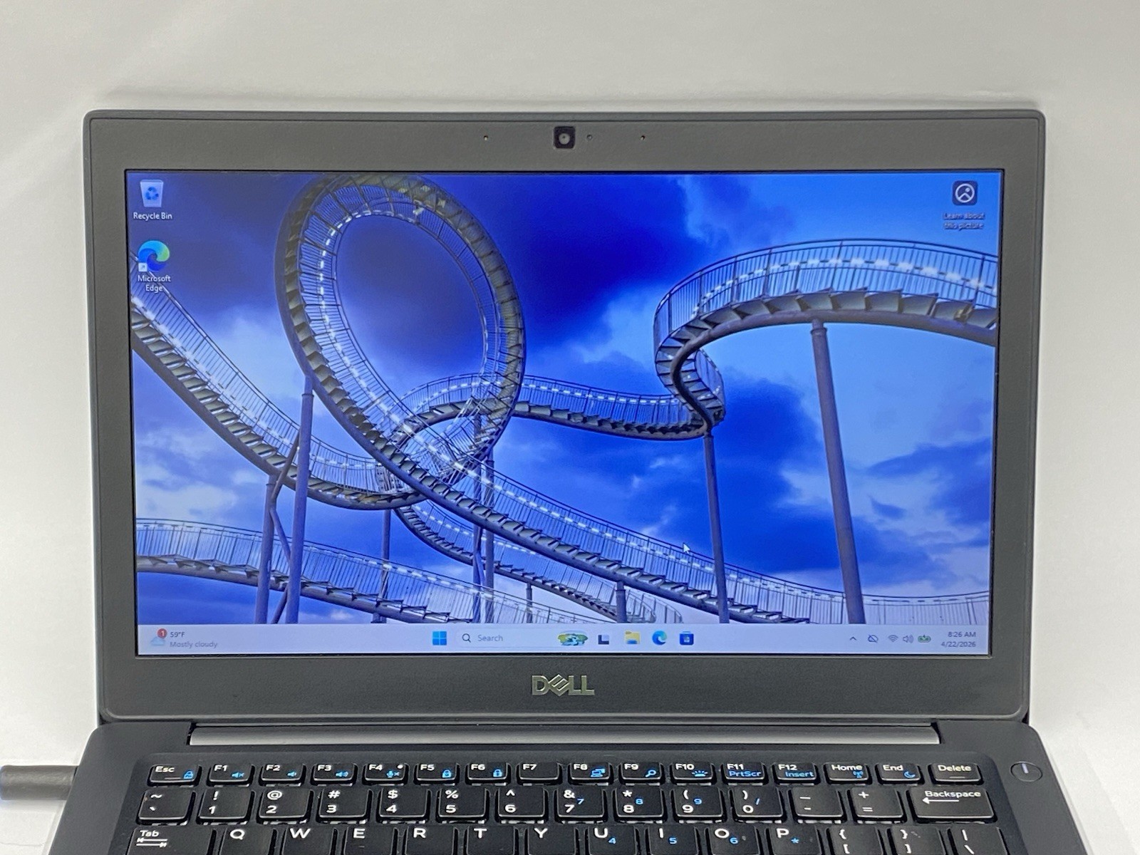 Dell Lat.7290-Grade A – 12.5″ HD – i7-8650U – 8GB – 256GB SSD – Win 11 Pro