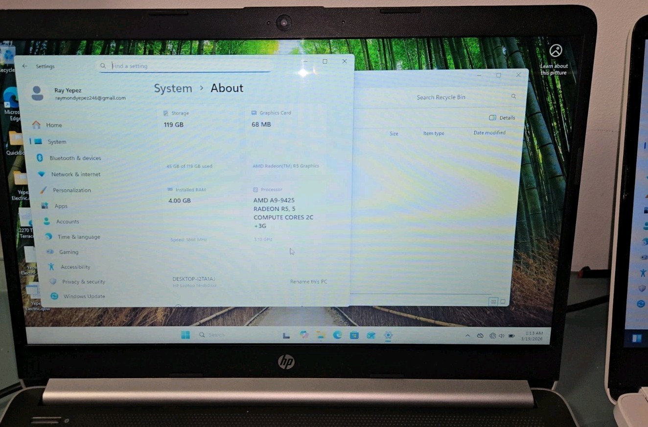 4 HP Laptops MODEL:14-CF2112WM, cb172wm, dk0002dx, 14-dq0002dx READ
