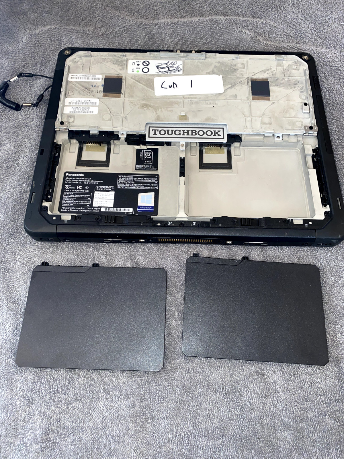 Panasonic ToughBook CF-33 MK1 i5-7300U 2.6GHz 8GB, 512 GB SSD,4G LTE, 2210 hours