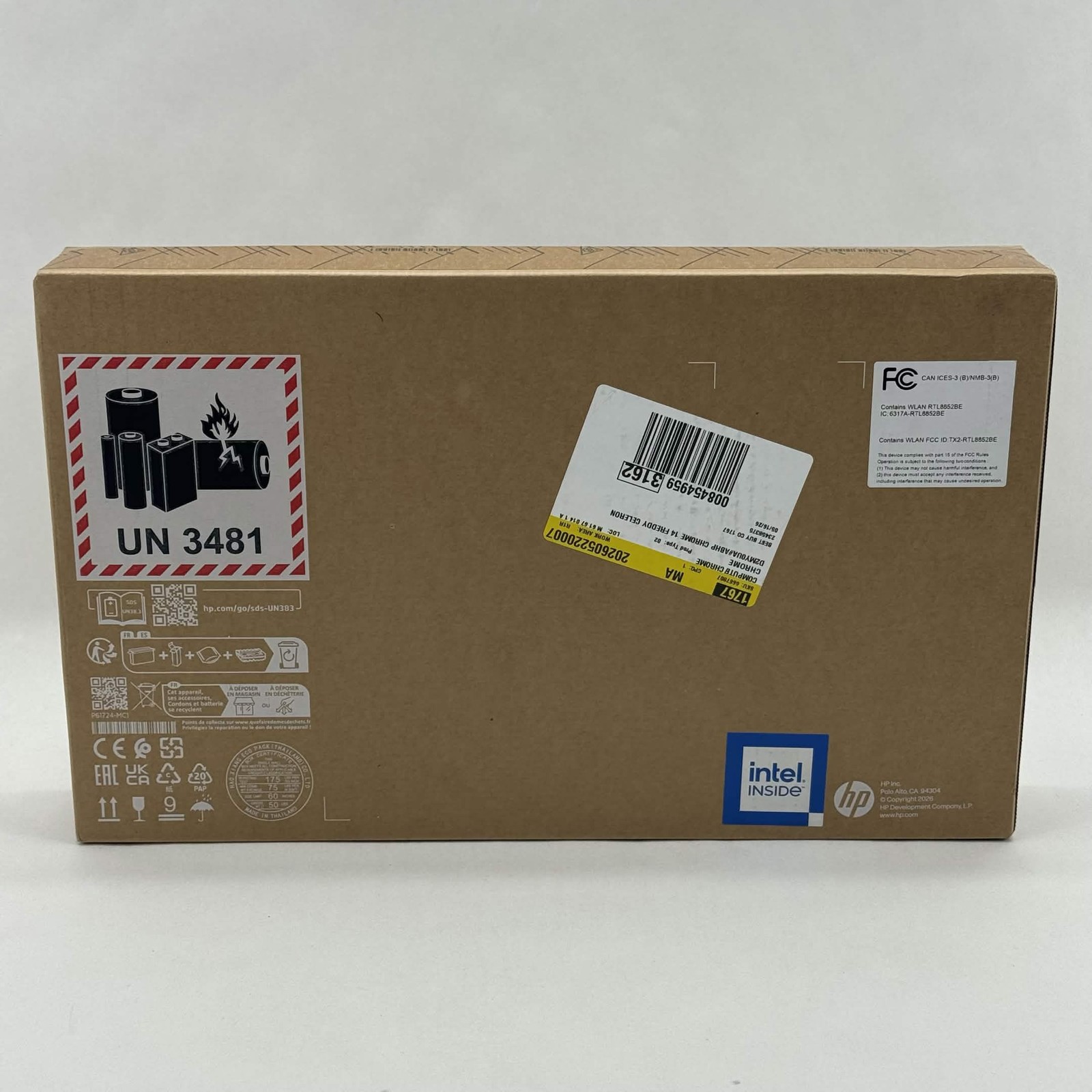 New HP Chromebook x360 14B-CE0003DX 14″ N150 1.0GHz 8GB RAM 64GB SSD