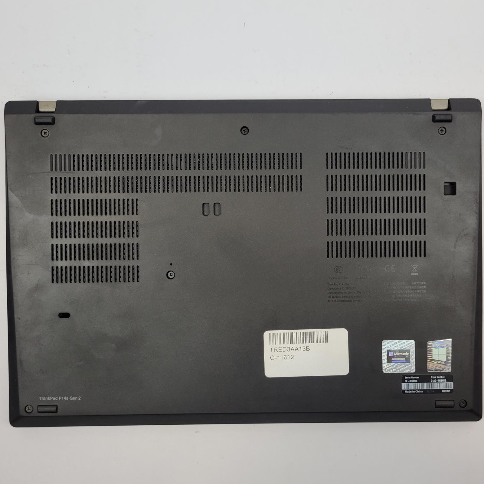 LENOVO ThinkPad P14s G2a Win 11 R5 Pro 5650U 16GB RAM 512GB NVME | Grade C
