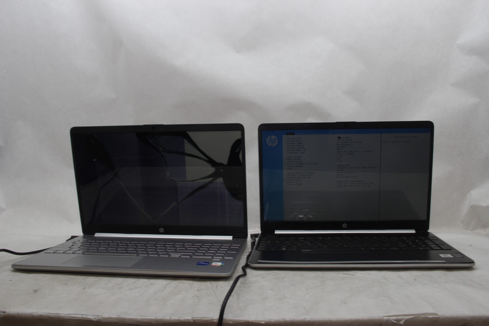 Lot of 2 HP 15 Series 15.6″ Laptops i7 No RAM NO SSDS AS-IS