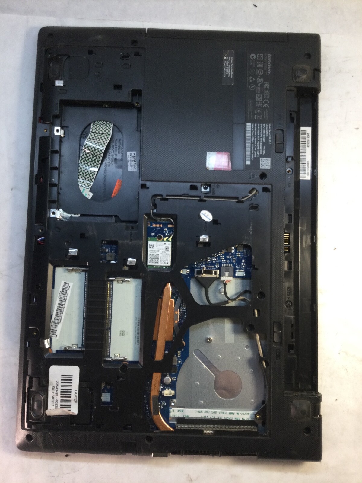 Lenovo G50-80 15″ Laptop Intel Core i3 4030U-NO POWER/BROKEN HINGE- MZ