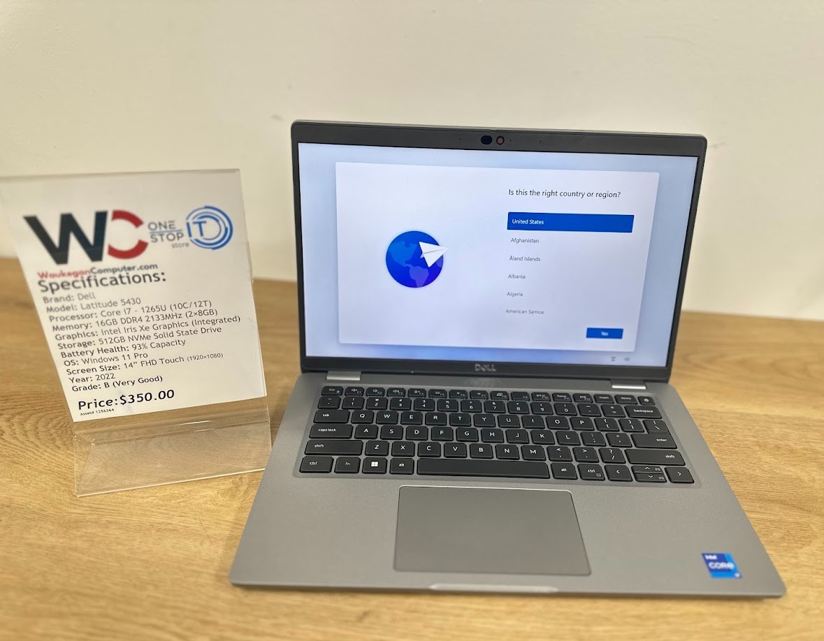 Dell Latitude 5430, Core i7 1265U, 16GB DDR4, Intel UHD Graphics, 512SSD 2022