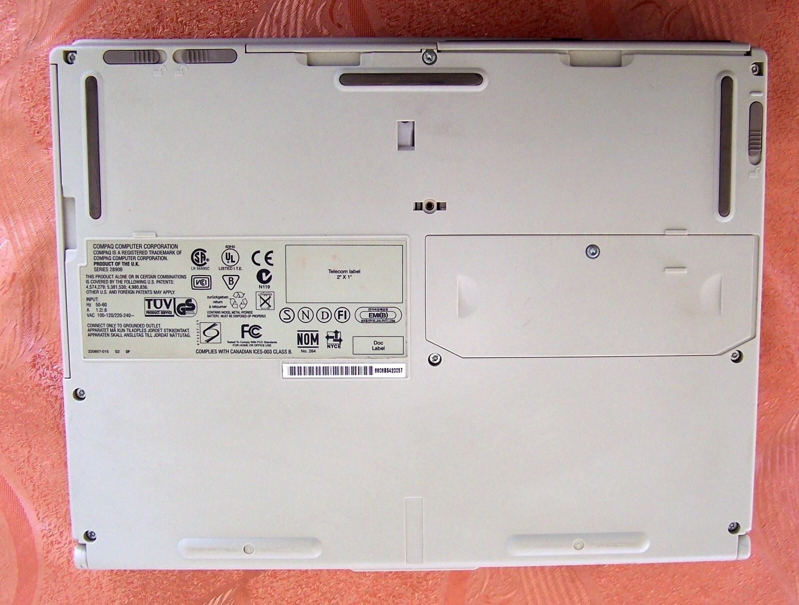 Vtg 1997 Compaq Armada 7792 Intel P2 Win-98 Serial Parallel-ΝΟ 1700 ibm dos e500