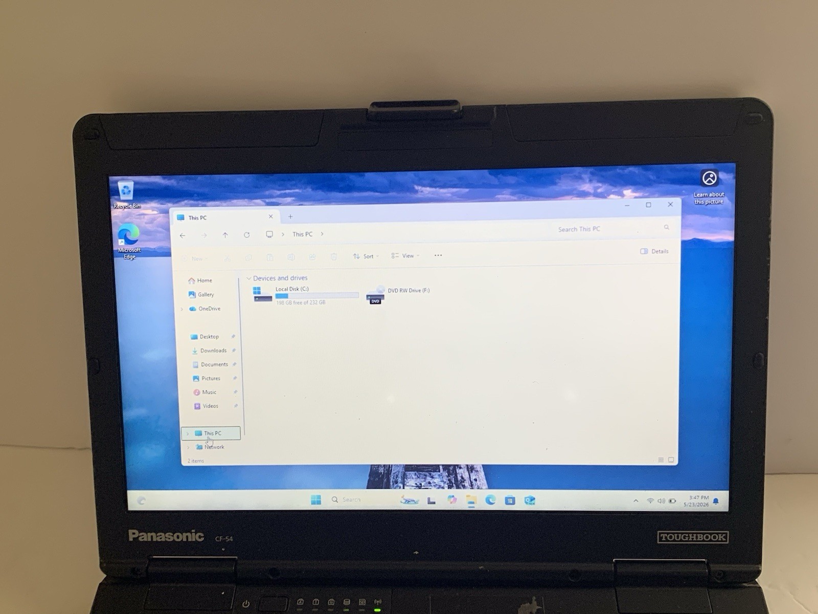 Panasonic Toughbook CF-54 i7 5600U 16GB 256 GB SSD | W11p | DVD| Good Condition
