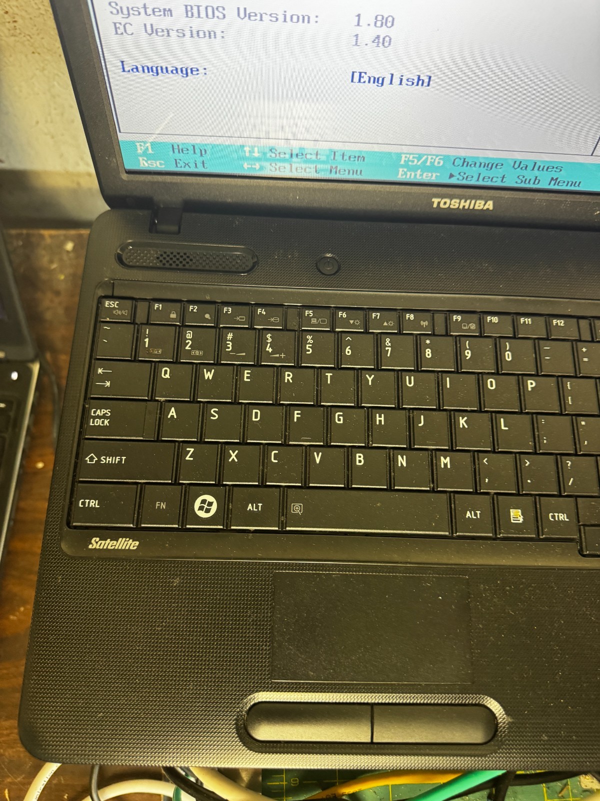 Toshiba Satellite C655 AMD C-50, 3GB RAM Laptop for Parts/Repair #6445