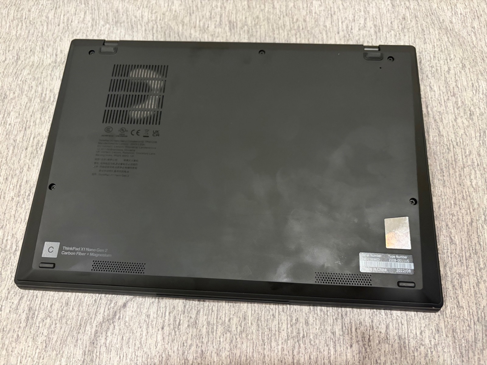 Lenovo X1 Carbon 12th Gen Intel Core i5, 16GB, 512SSD, Win 11 Pro. (21E80011US)