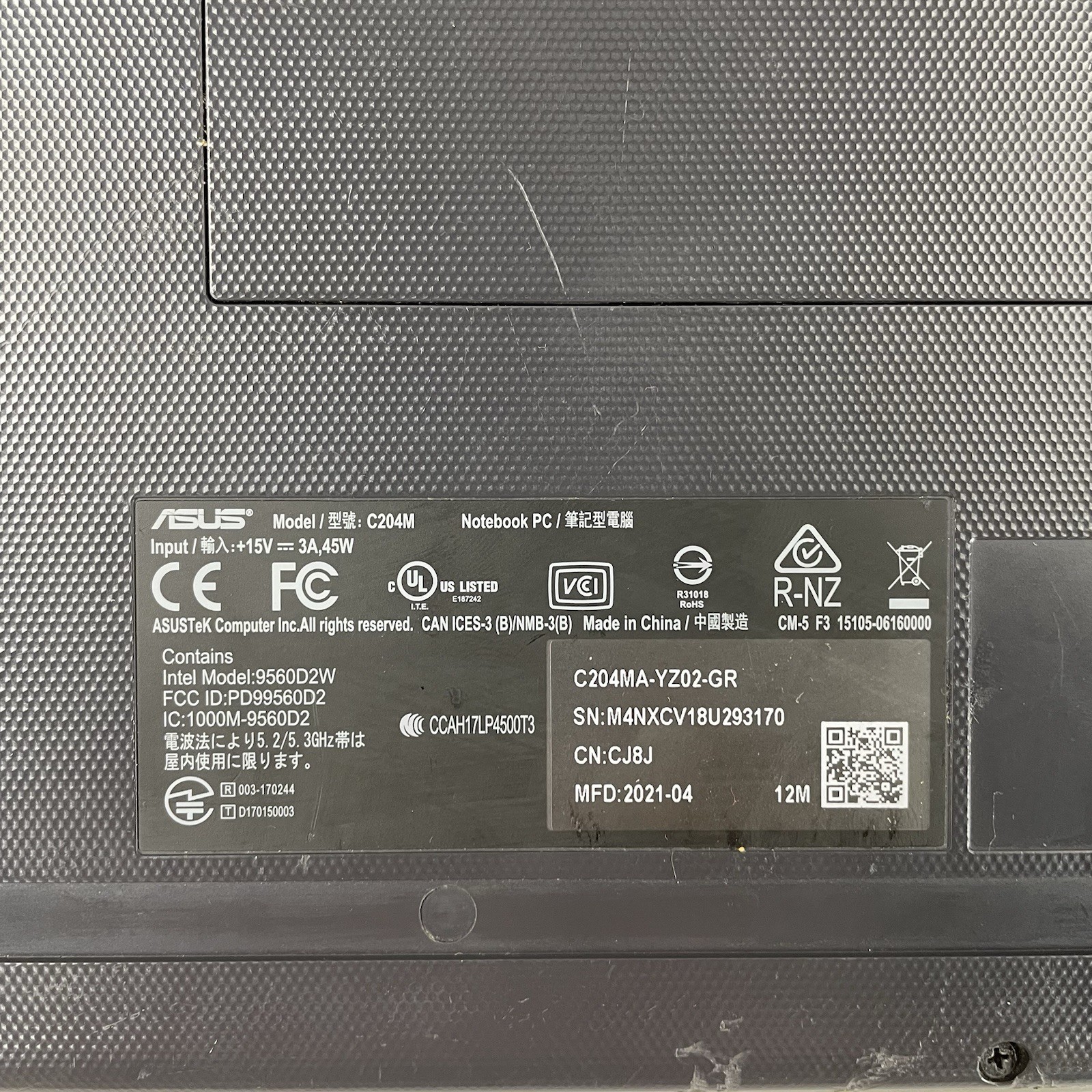 Asus C209M NoteBook 11.6″ Celeron N4020 1.10 GHz 4GB RAM 16 GB Storage READ