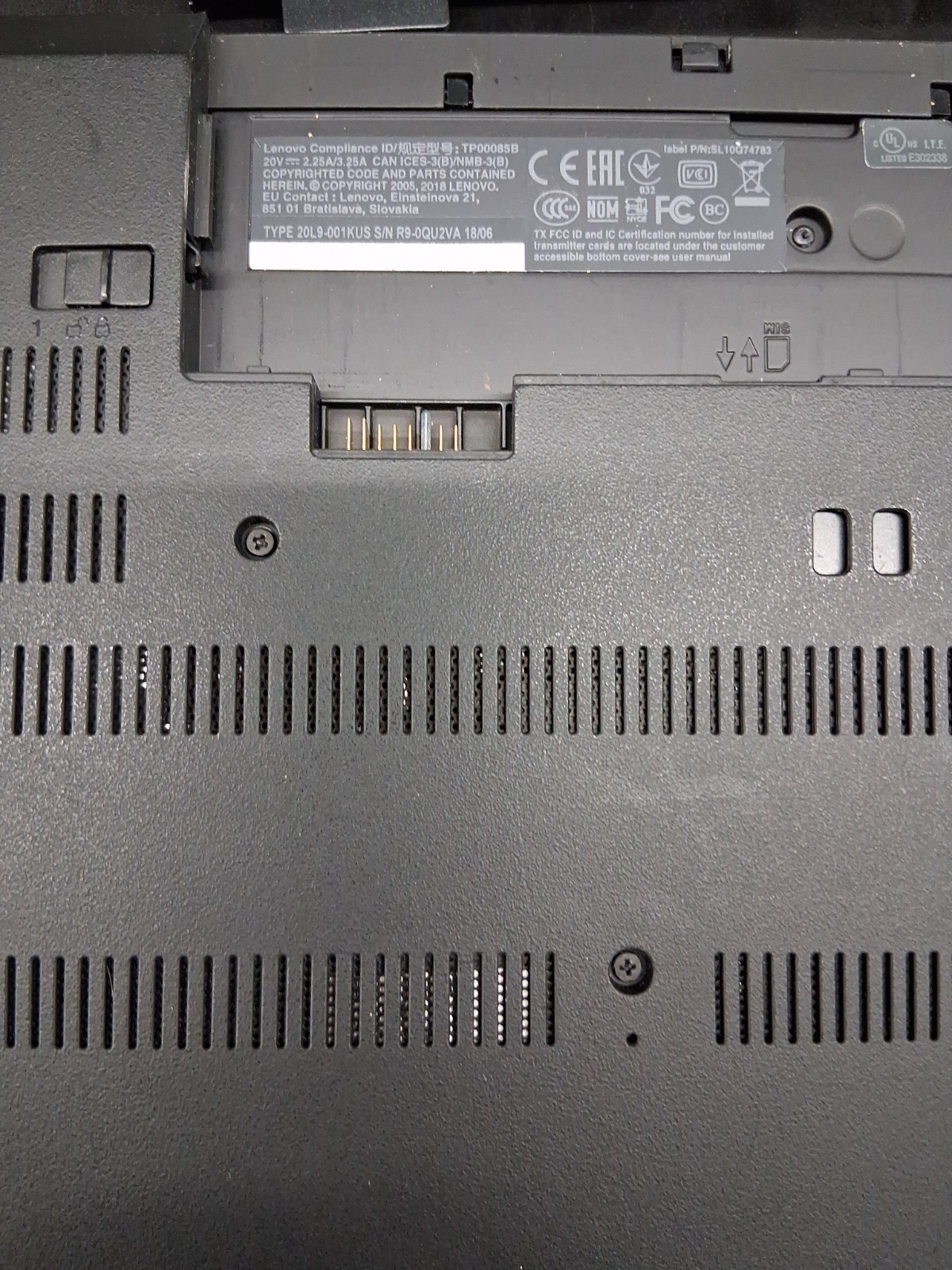 Lenovo ThinkPad T580 15.6” i5 8350u 16GB RAM 240GB SSD