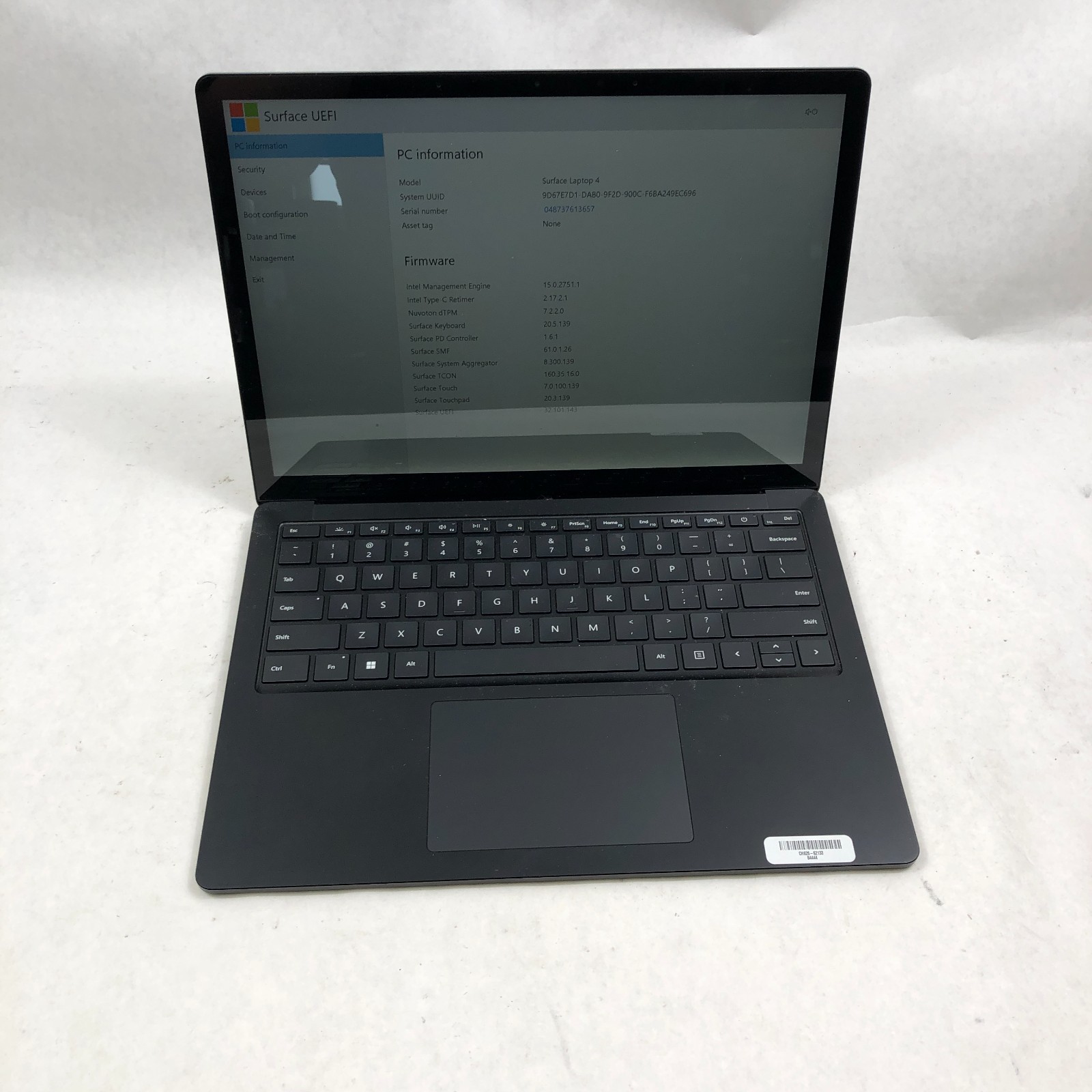 Microsoft Surface Laptop 4 1951 Intel Core i7-1185G7 16GB 256GB NVME *READ*