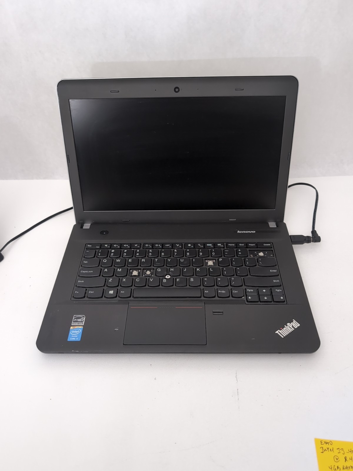PARTS REPAIR Lenovo ThinkPad E440 Laptop i3-4000m @ 2.40 GHz 4 GB Ram Win 10