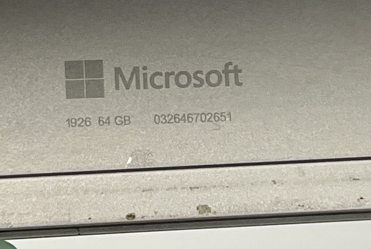 Microsoft 1926 Surface Go 2 10.5″ Pentium 4425Y @1.70Ghz 4GB Ram 64GB eMMc #2