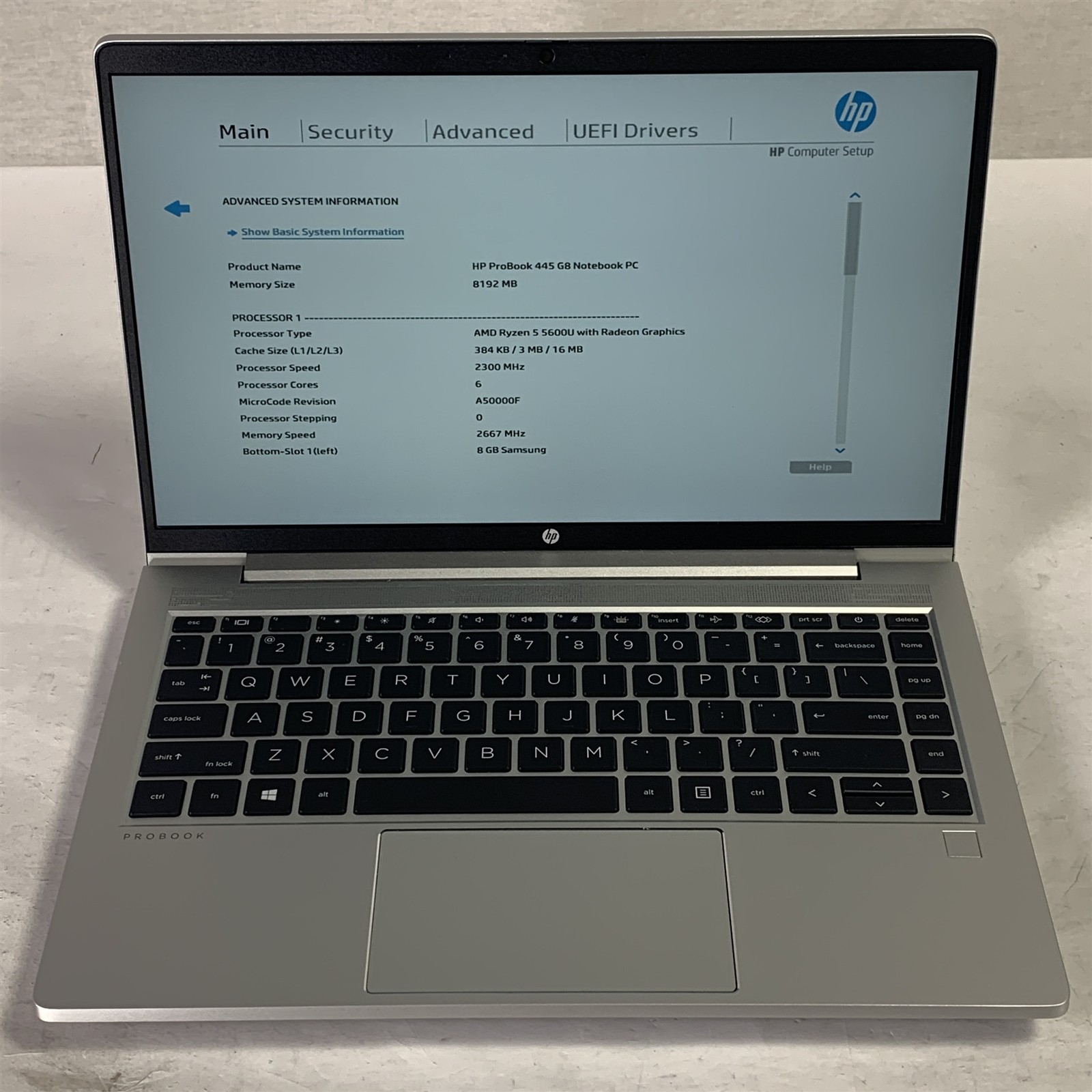 HP ProBook 445 G8 14″ Laptop Ryzen 5 5600U 2.3GHz 8GB – NO DRIVE