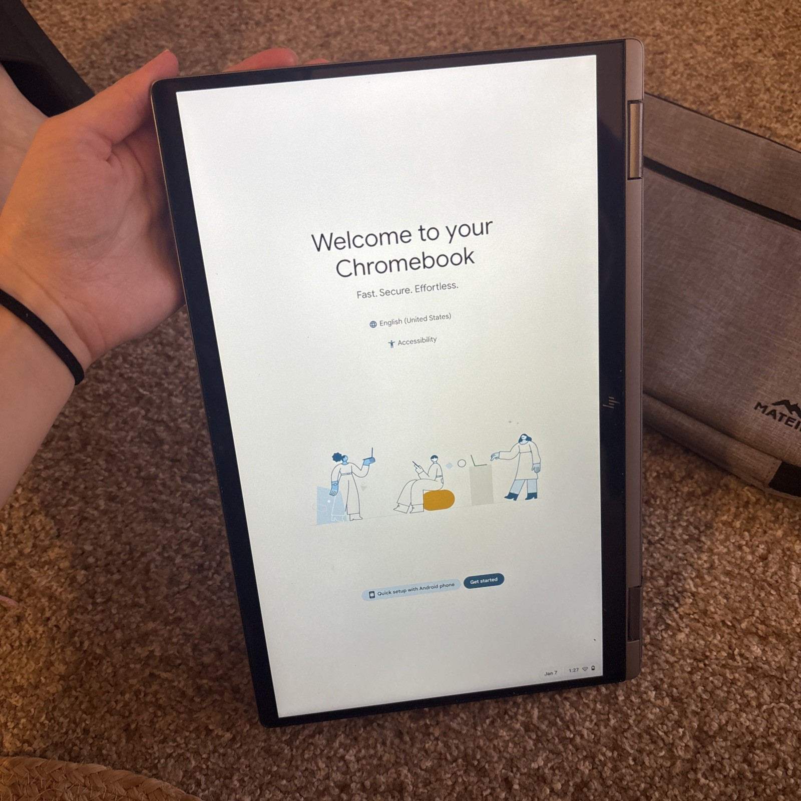 HP Chromebook x360 11 G3 EE 11.6″ Touch Screen – With AC Adapter