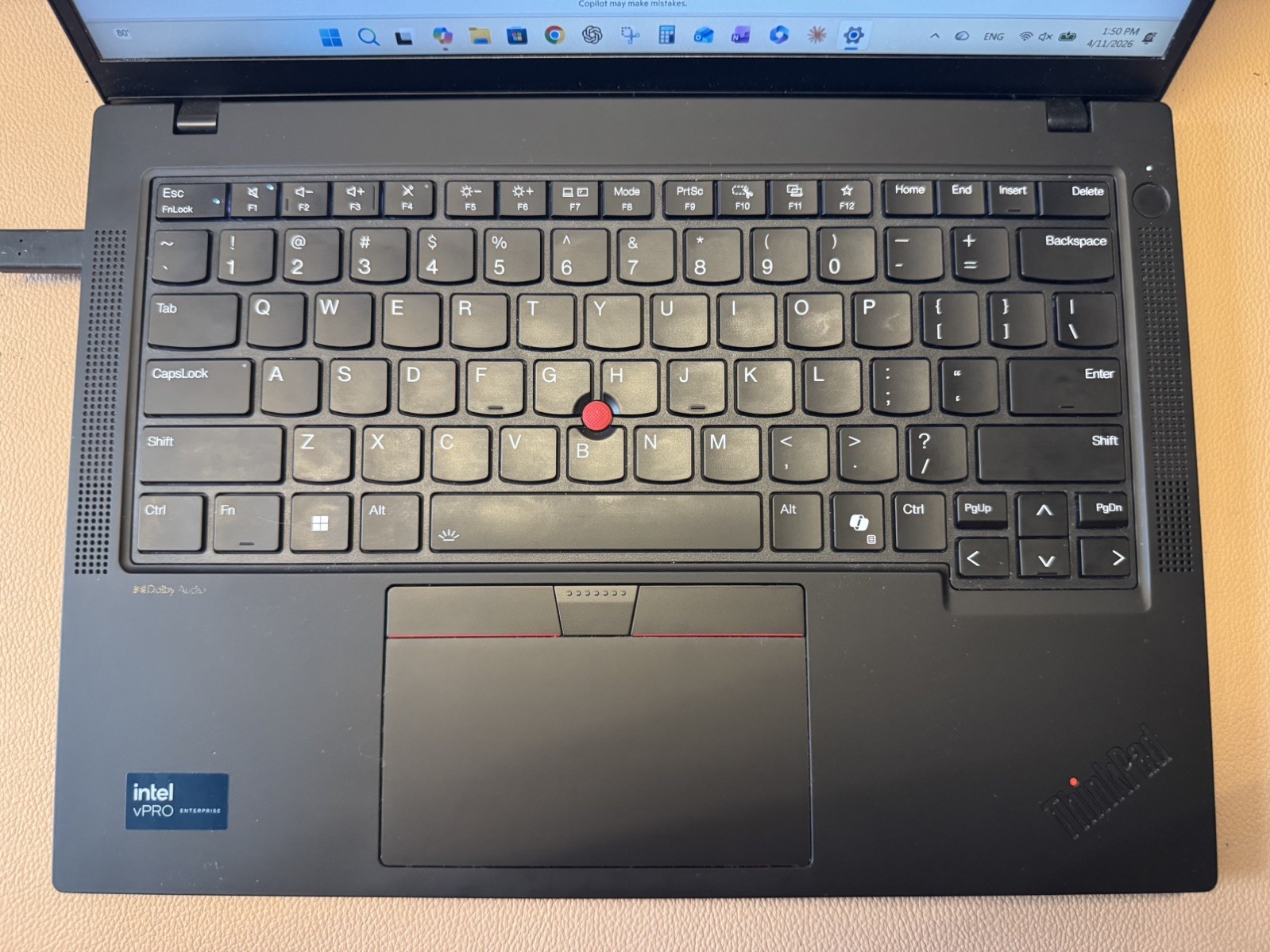 ThinkPad T14 Gen 5 14” Touchscreen – Intel Core Ultra 5 135U, 16GB, 256GB SSD