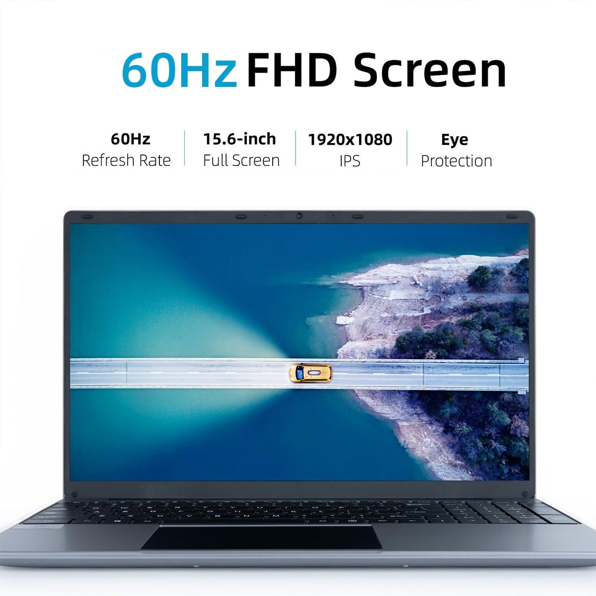 15.6 inch Laptop Computer Intel Quad-Core Processors 12GB RAM ＆ 512GB SSD