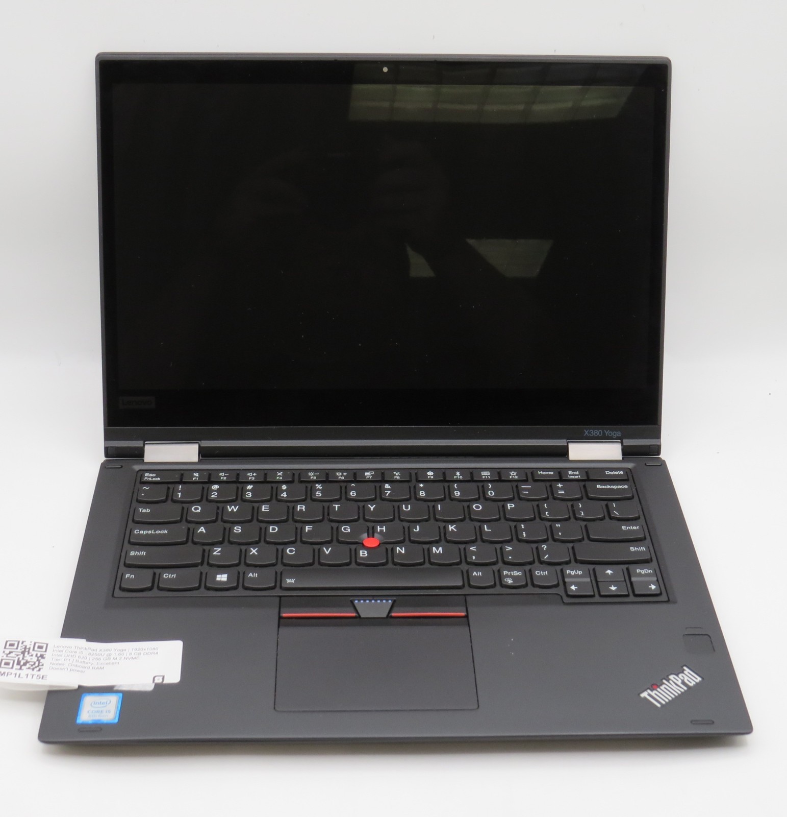 Lenovo ThinkPad X380 Yoga i5-8250U @ 1.6GHz 8GB / 256GB No OS/AC *REPAIR*