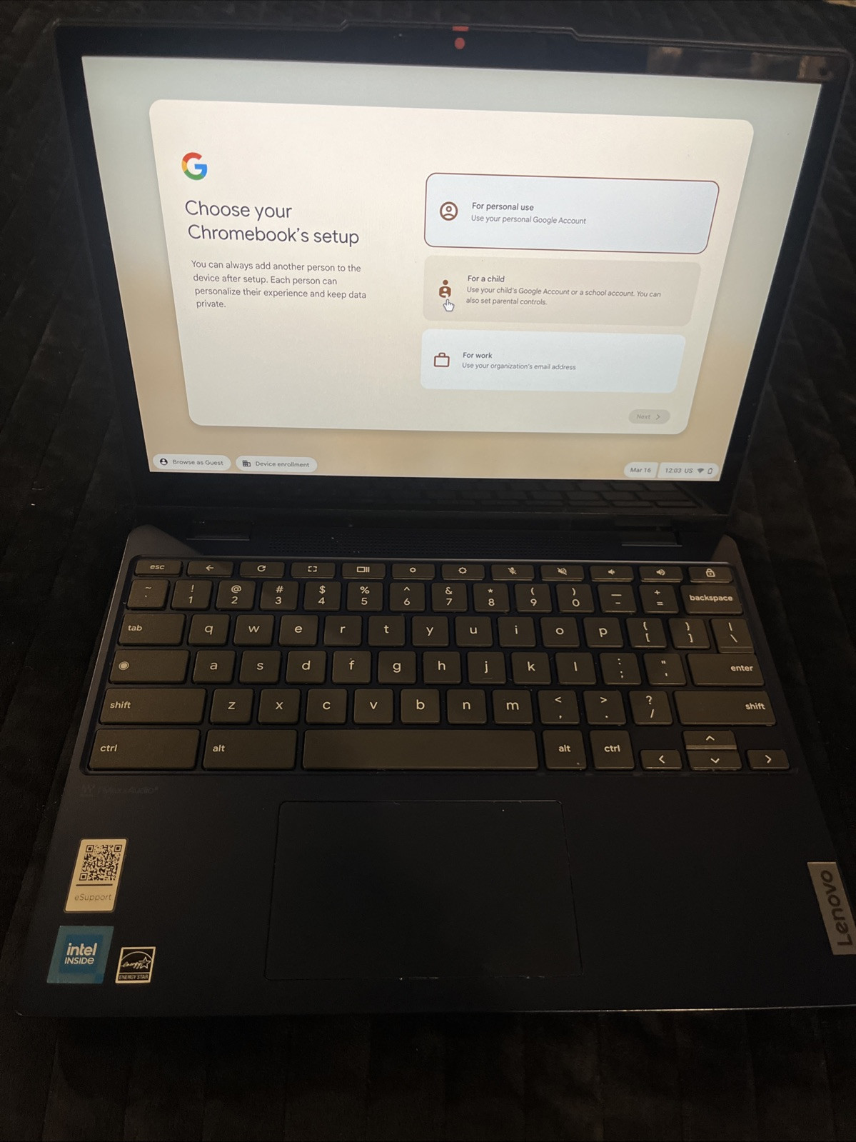 Lenovo Slim 3 Chromebook 14 (Touchscreen)